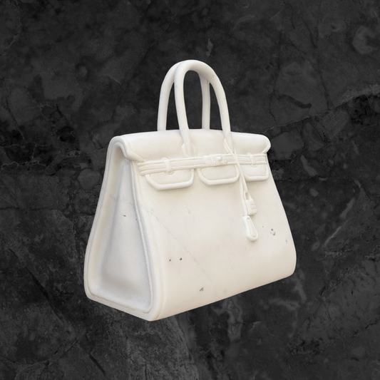 Discover The Princess: A Marble Tribute to the Iconic Hermes Birkin Bag