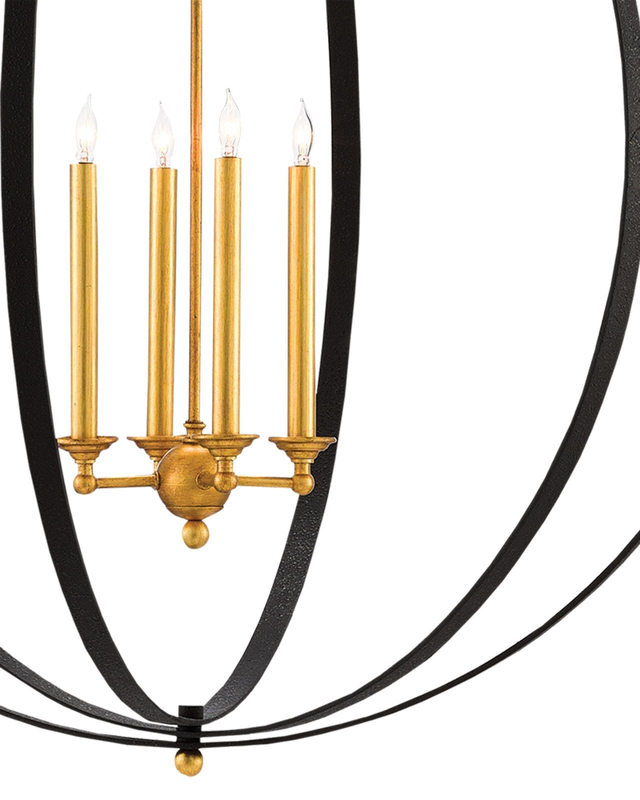 Ogden Black Orb Chandelier