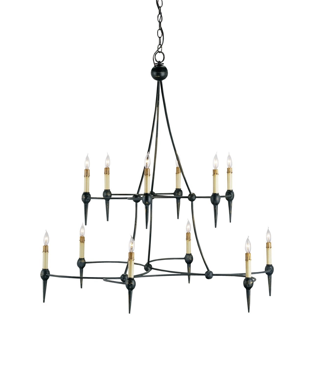 Danielli Black Chandelier