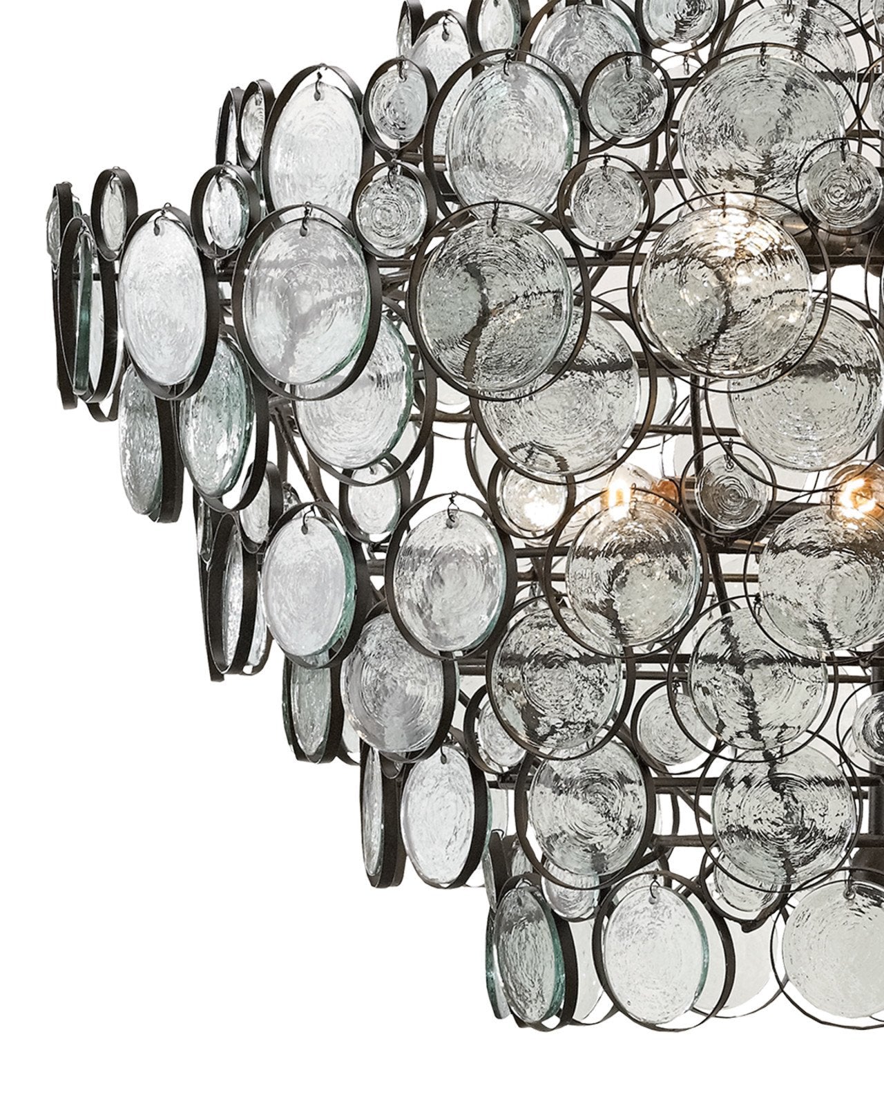 Galahad Large Recycled Glass Chandelier