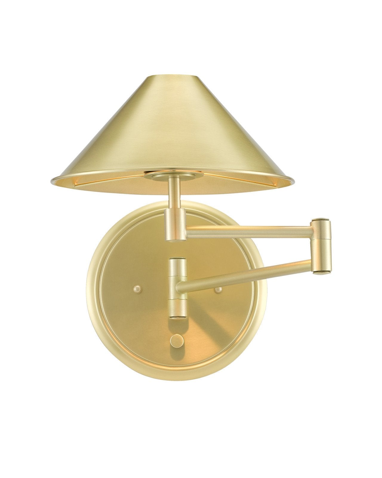 Seton Brass Swing-Arm Wall Sconce