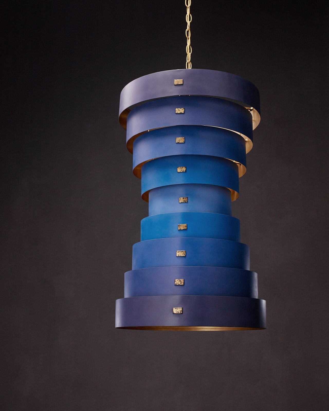 Graduation Small Blue Chandelier