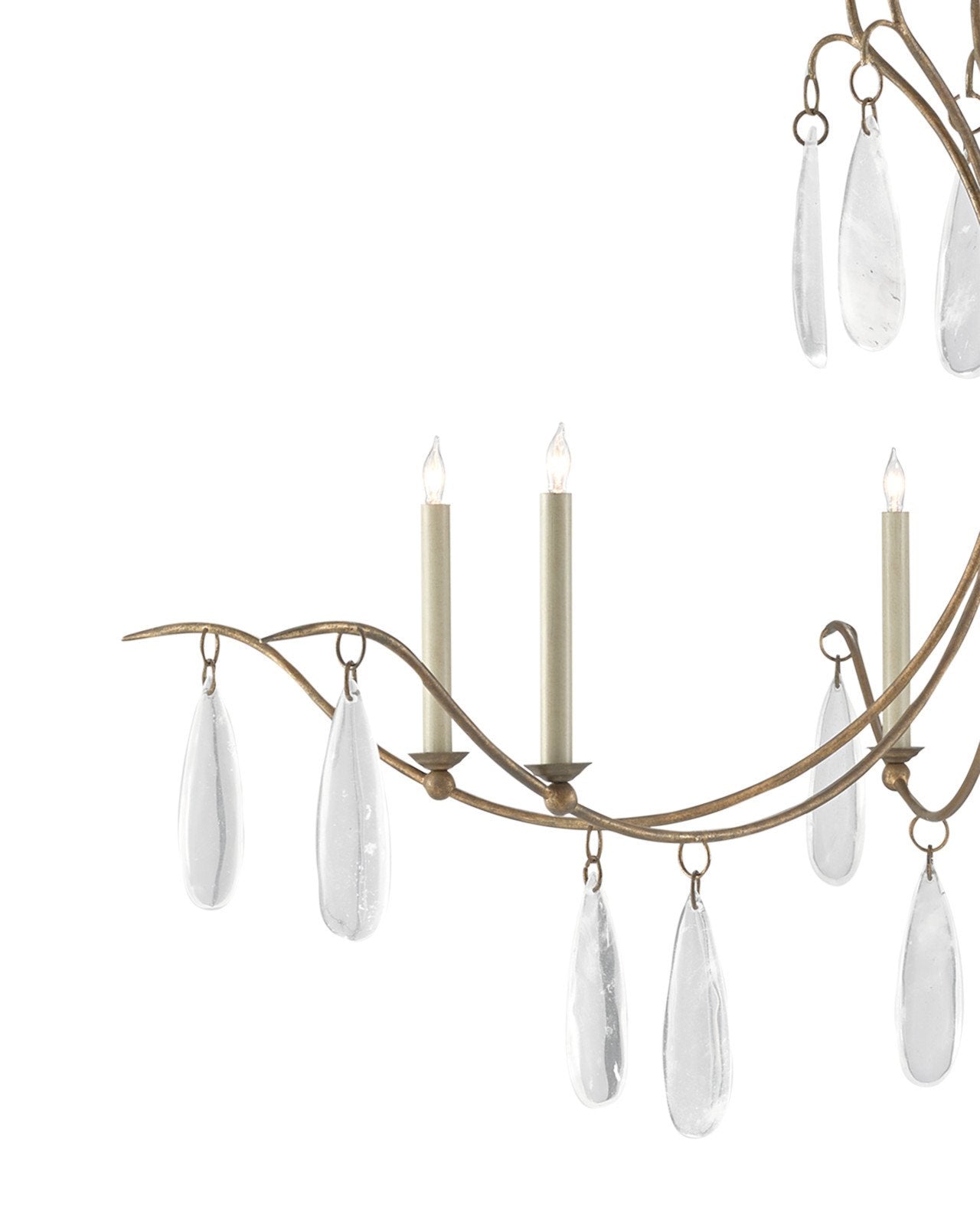 Marshallia Large Gold Chandelier