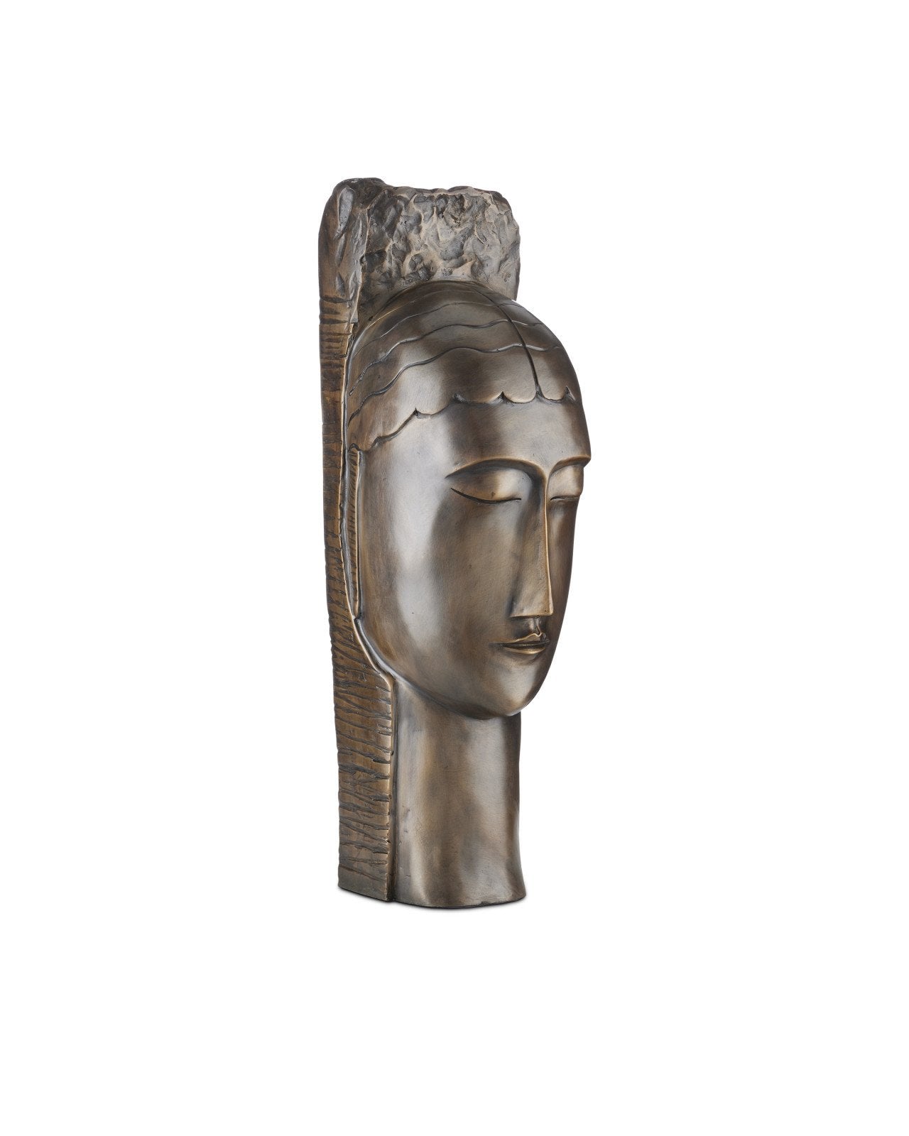 Art Deco Head Bronze