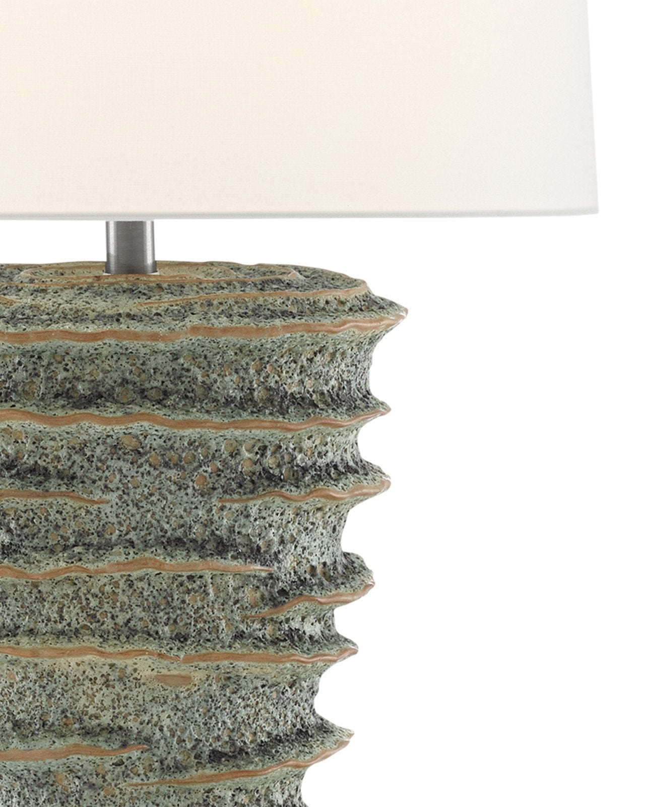 Sunken Green Table Lamp