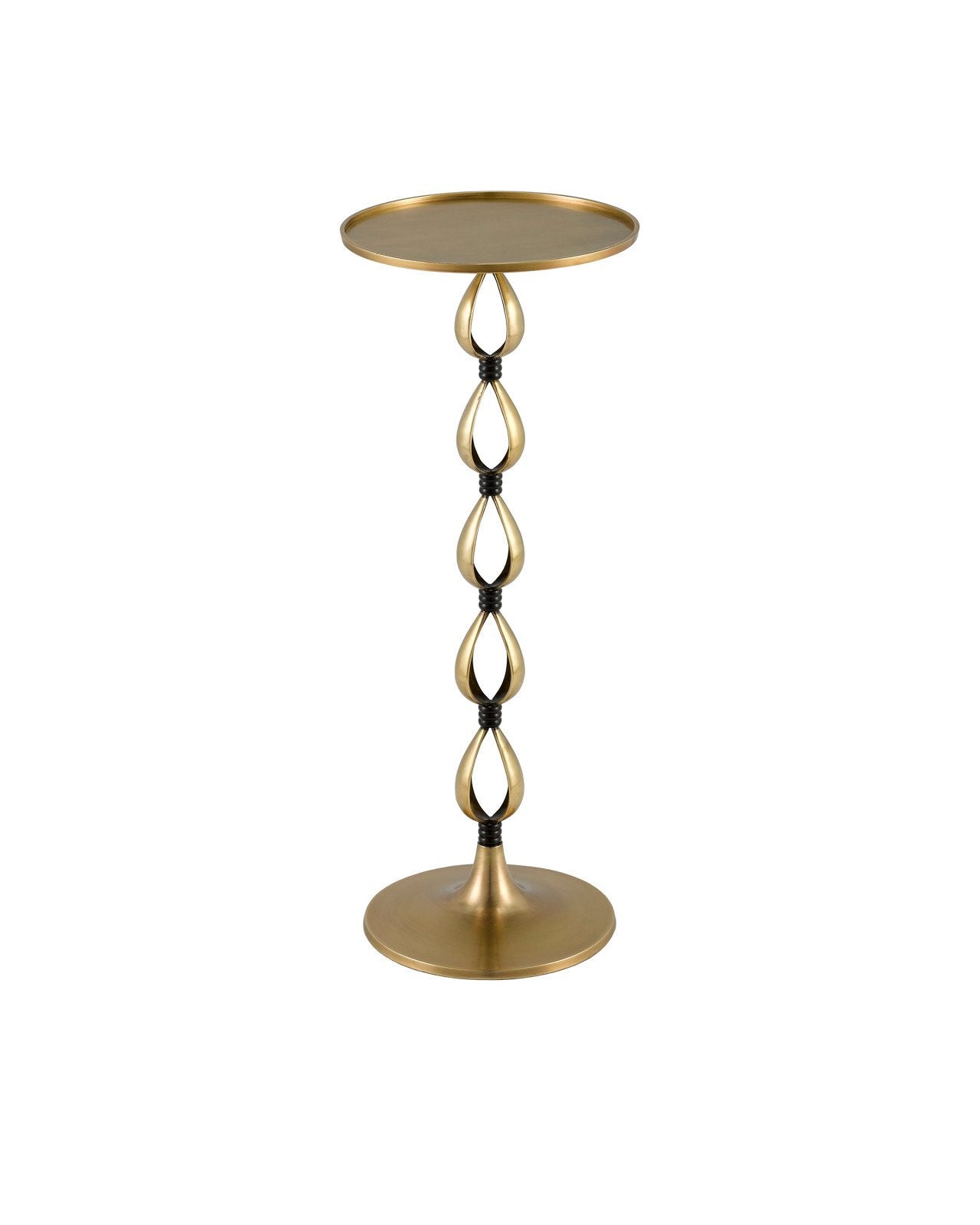 Salice Brass Drinks Table