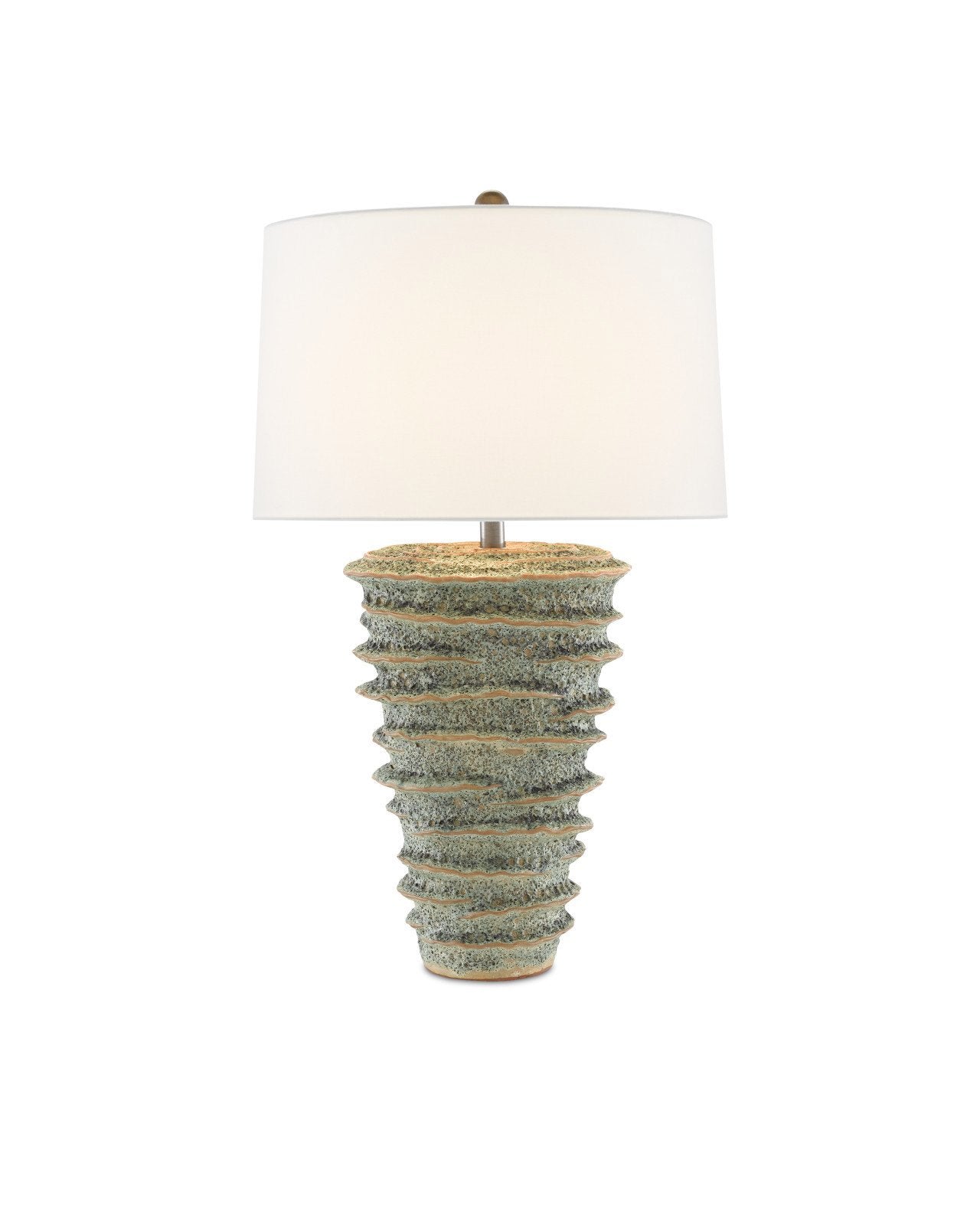 Sunken Green Table Lamp