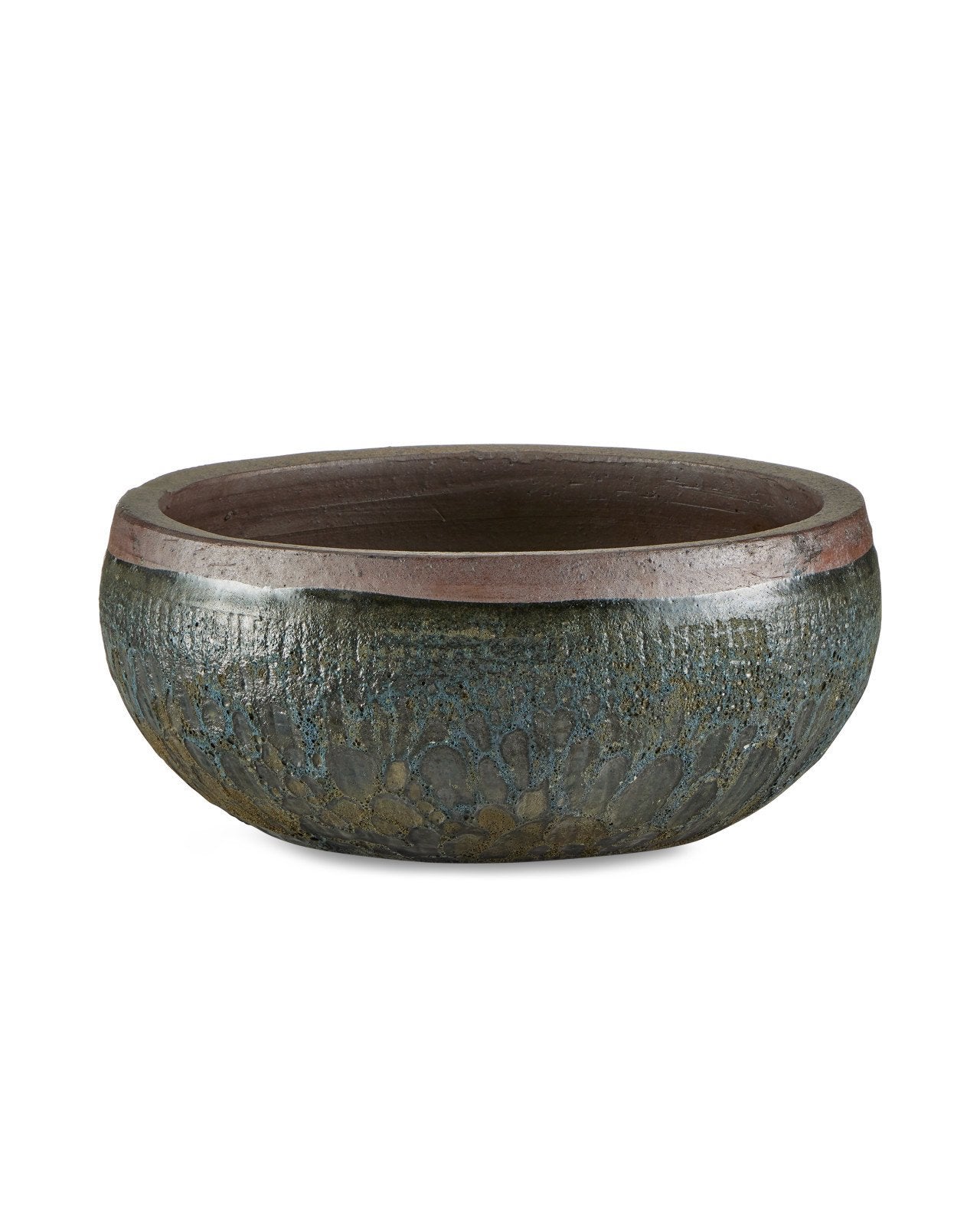 Lyra Black Medium Planter