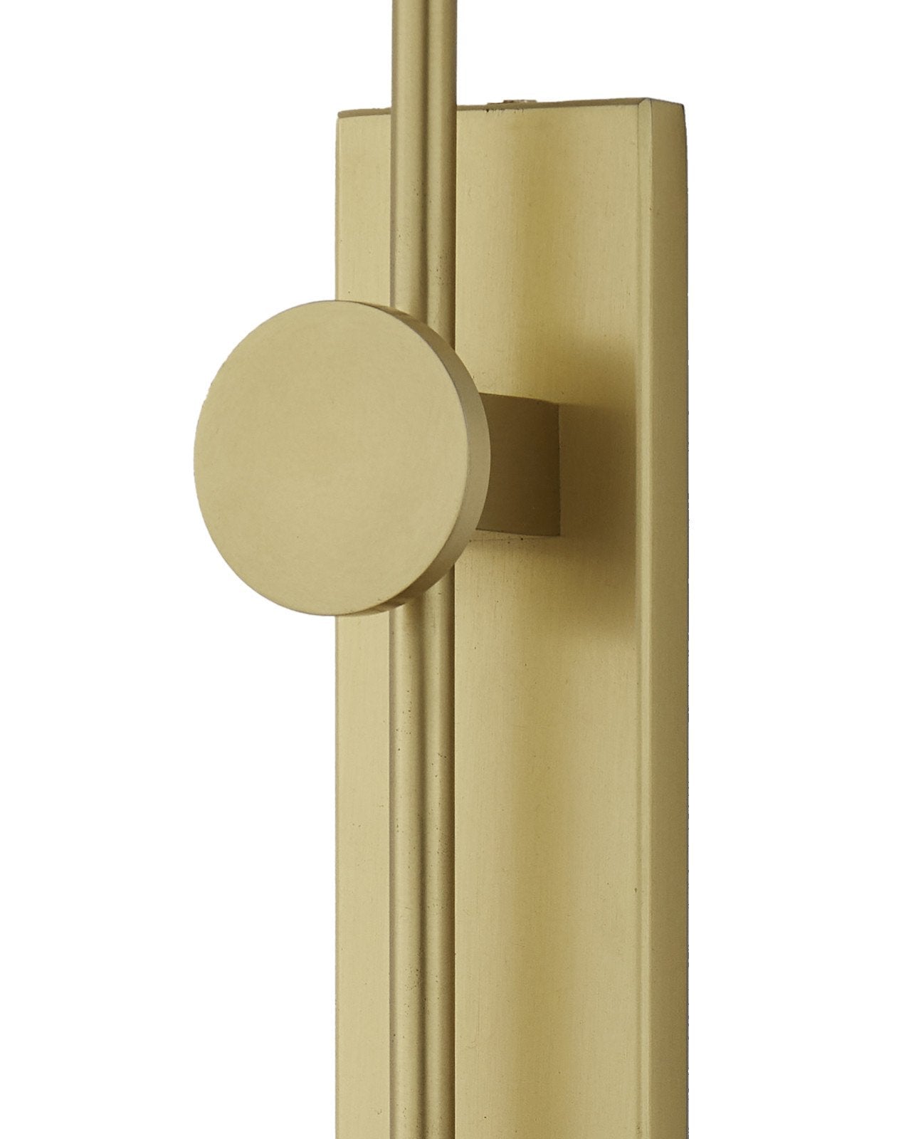 Satire Brass Swing-Arm Wall Sconce