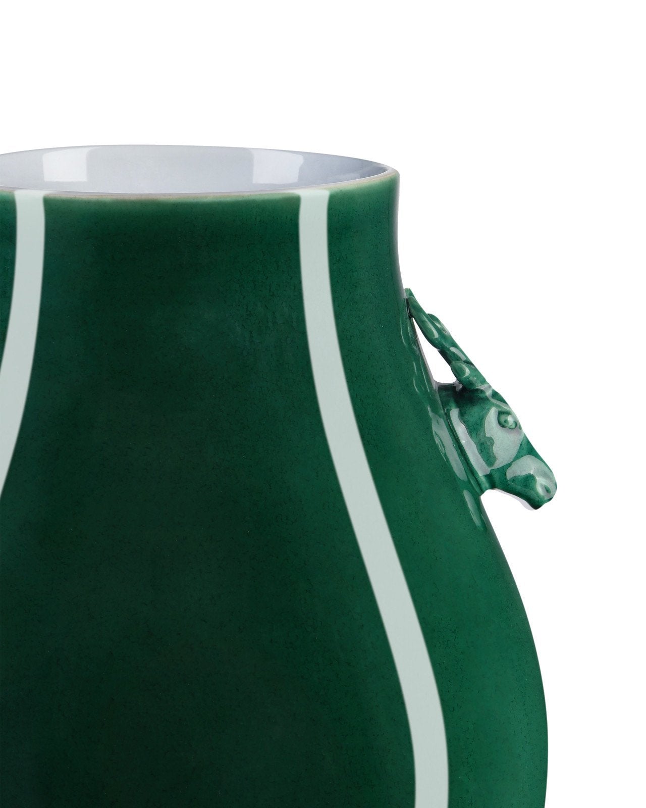 Imperial Green Deer Ears Vase