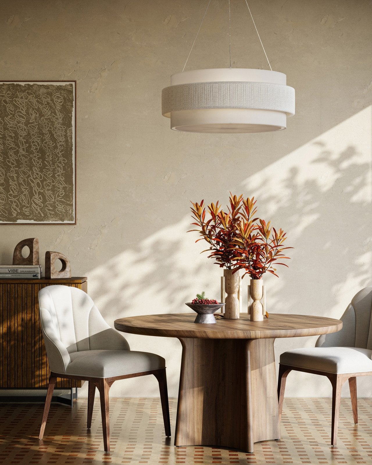 Rousham White Chandelier