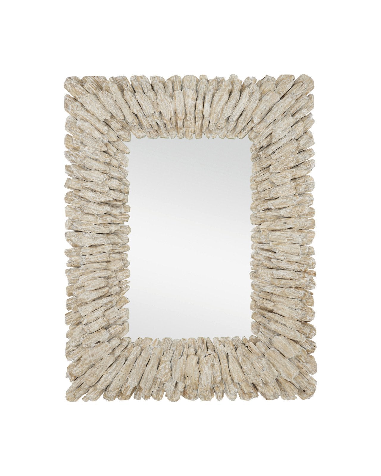 Beachhead Whitewash Rectangular Mirror