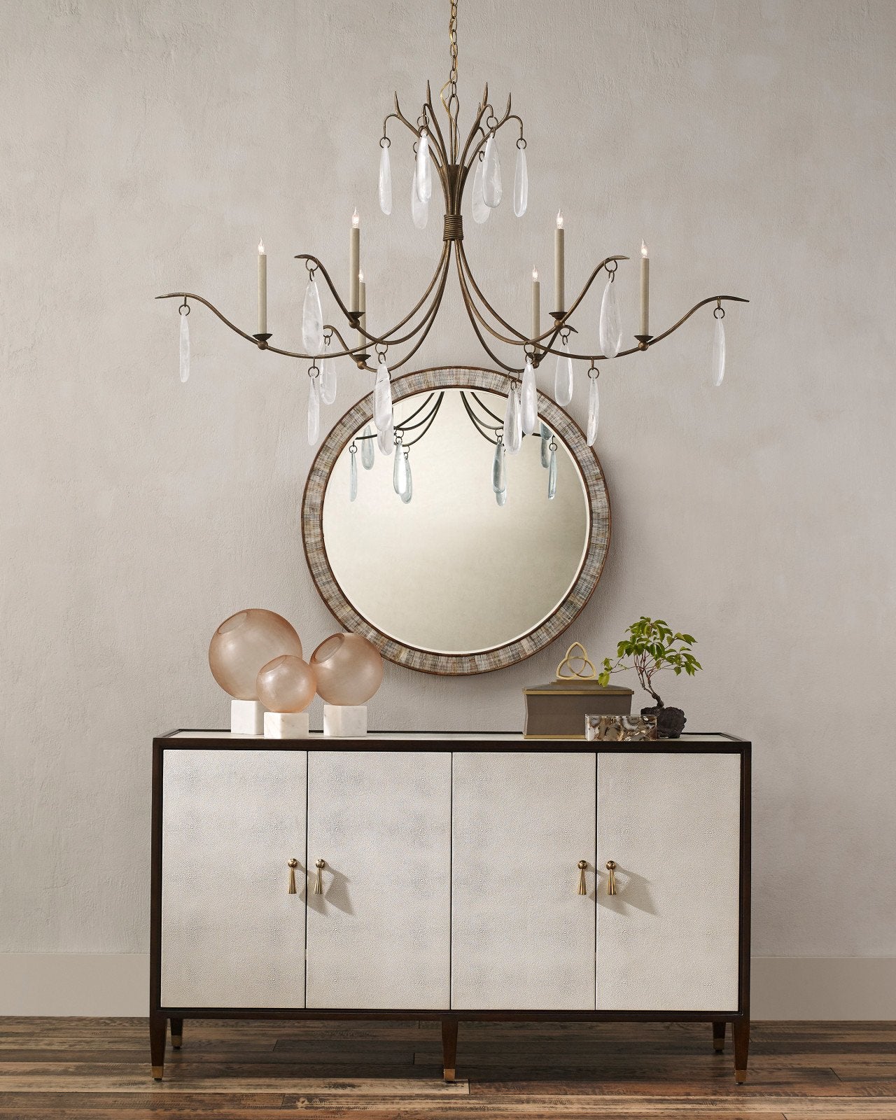Marshallia Large Gold Chandelier