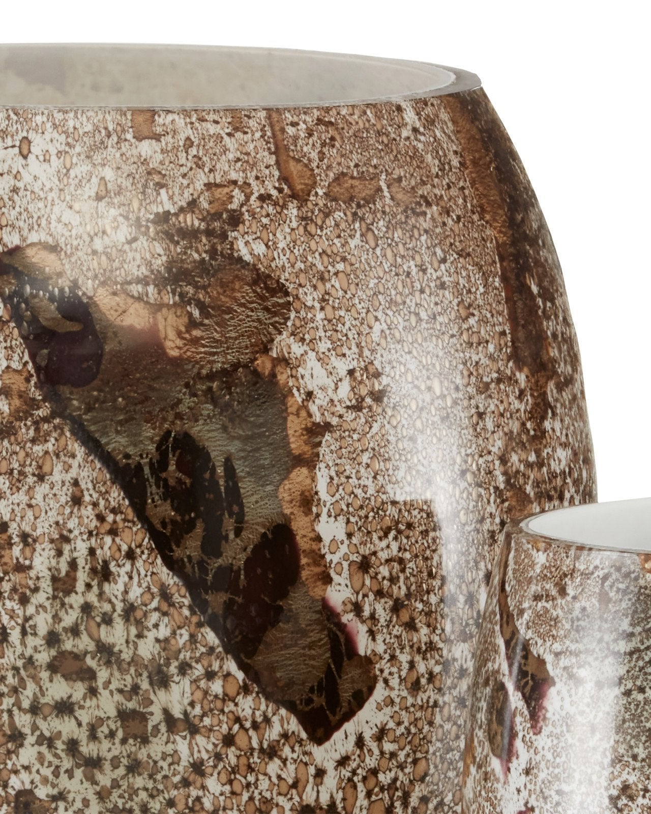 Bora Brown Speckle Vase Set of 2