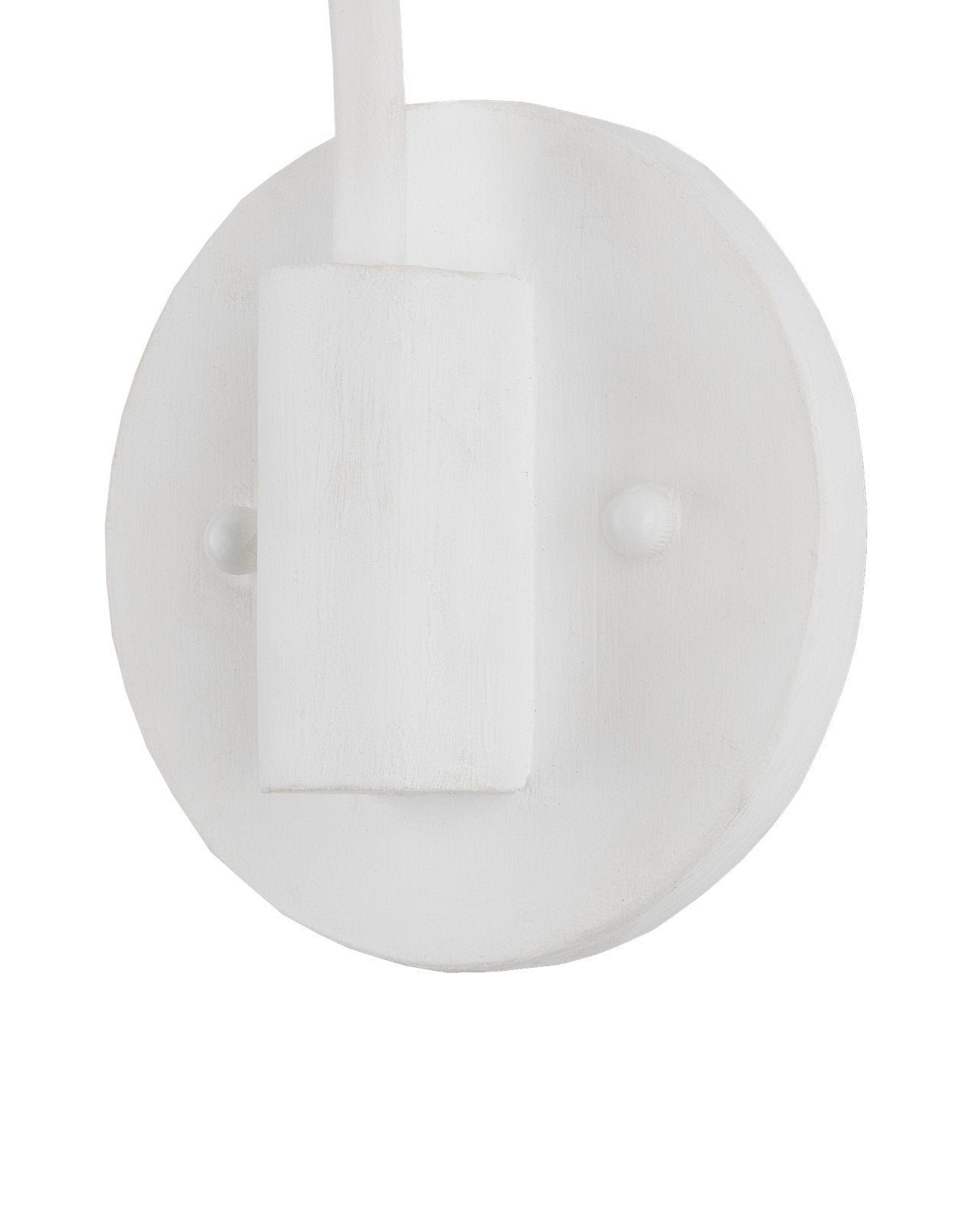 Basket White Swing-Arm Wall Sconce