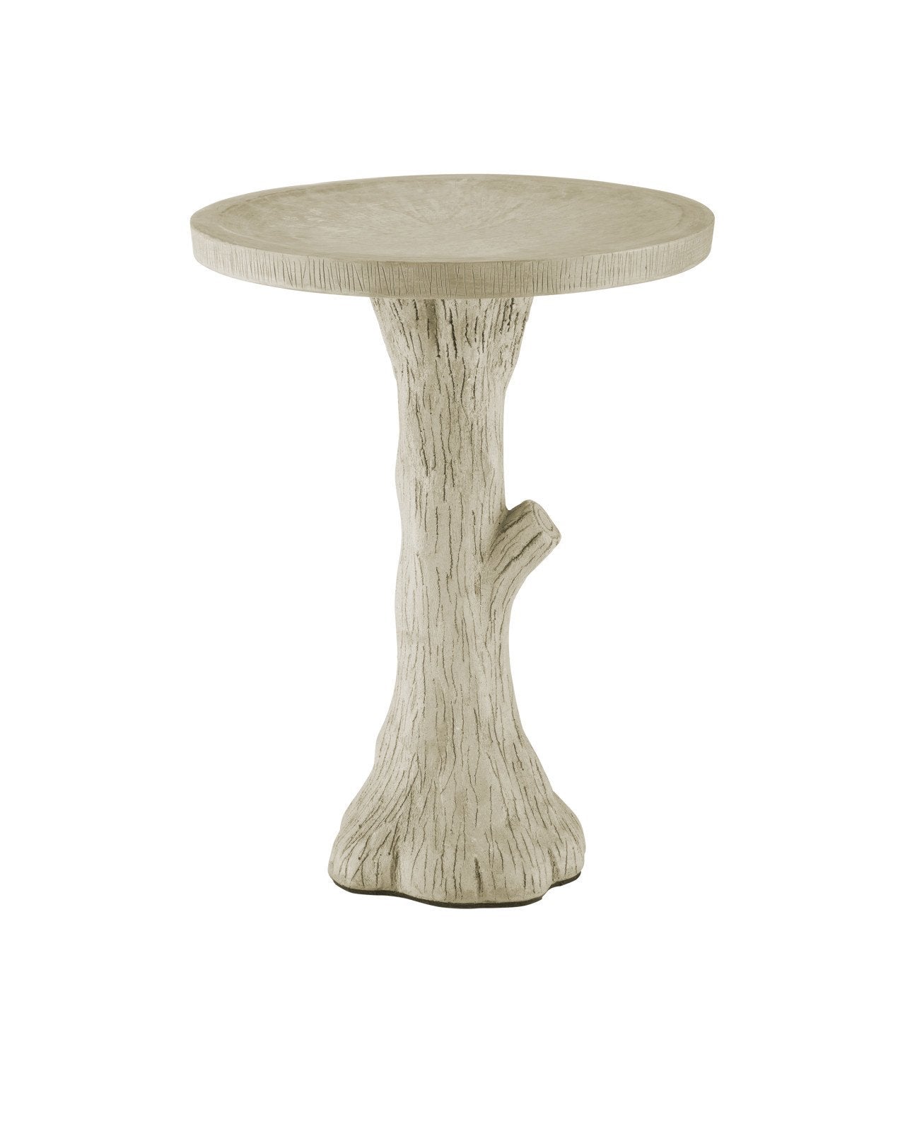 Faux Bois Small Bird Bath