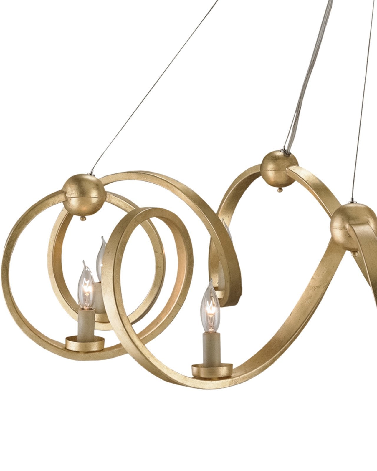 Ringmaster Gold Chandelier