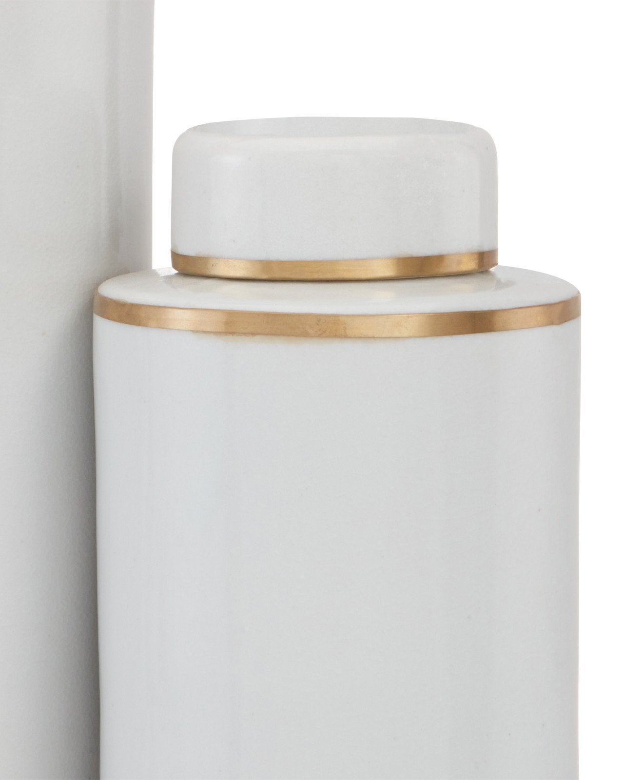 Ivory Tea Canister Set of 2