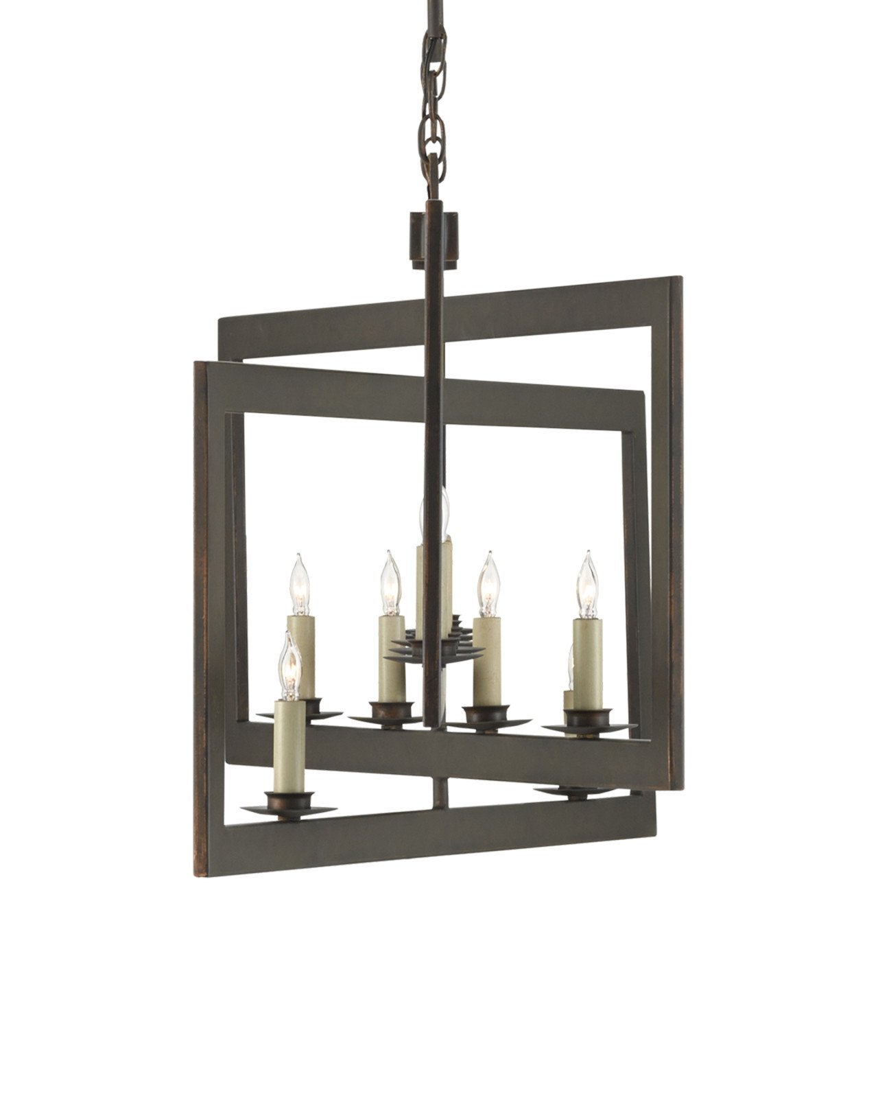Middleton Bronze Rectangular Chandelier