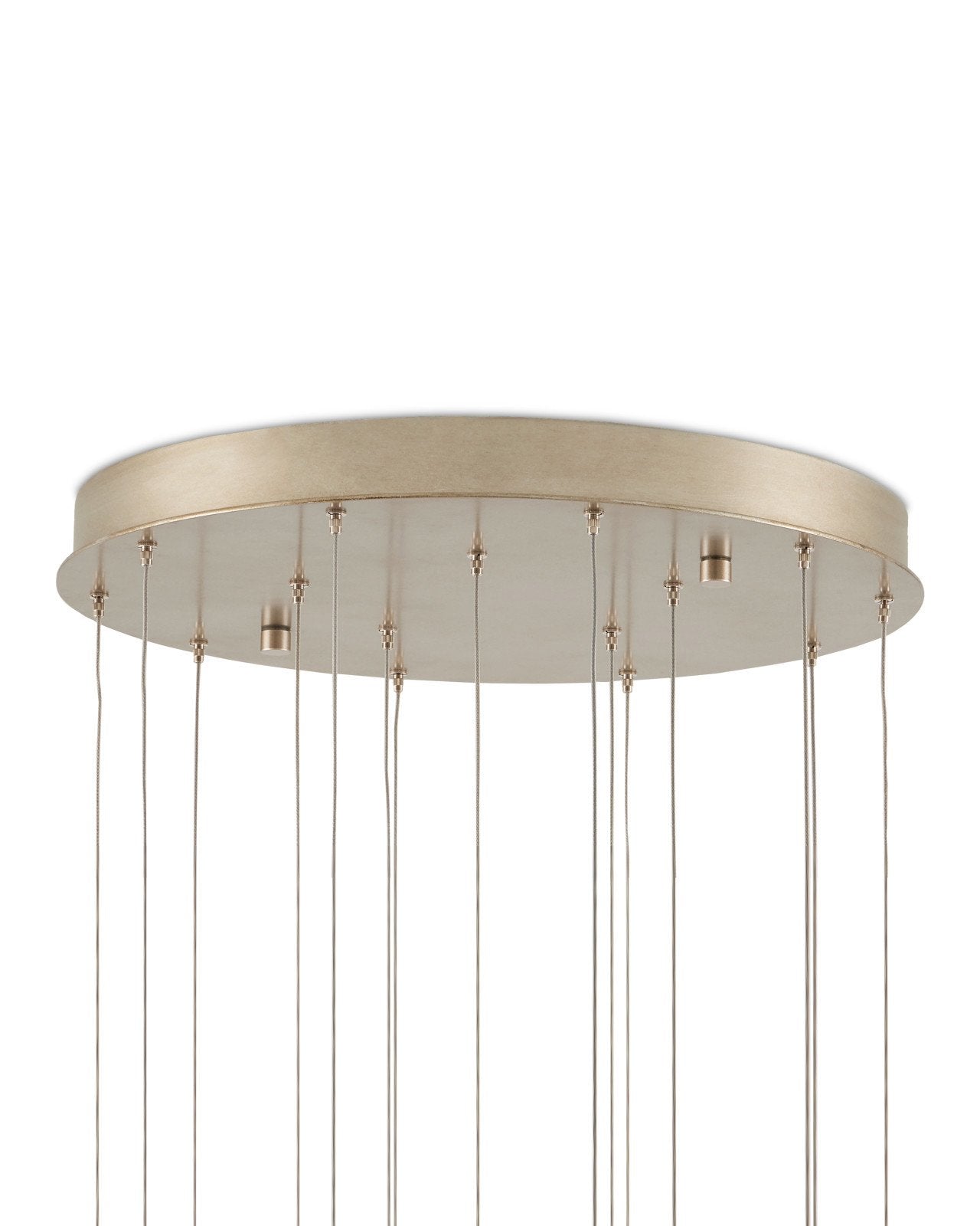 Beehive 15-Light Round Multi-Drop Pendant