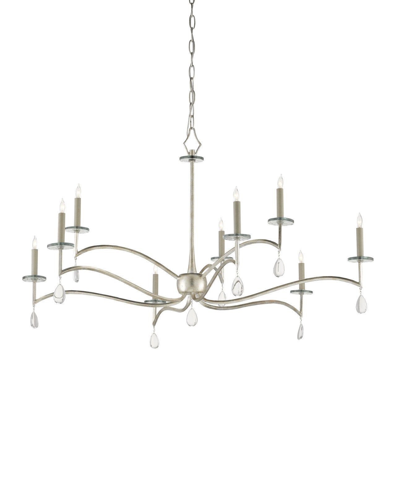 Serilana Large Silver Chandelier