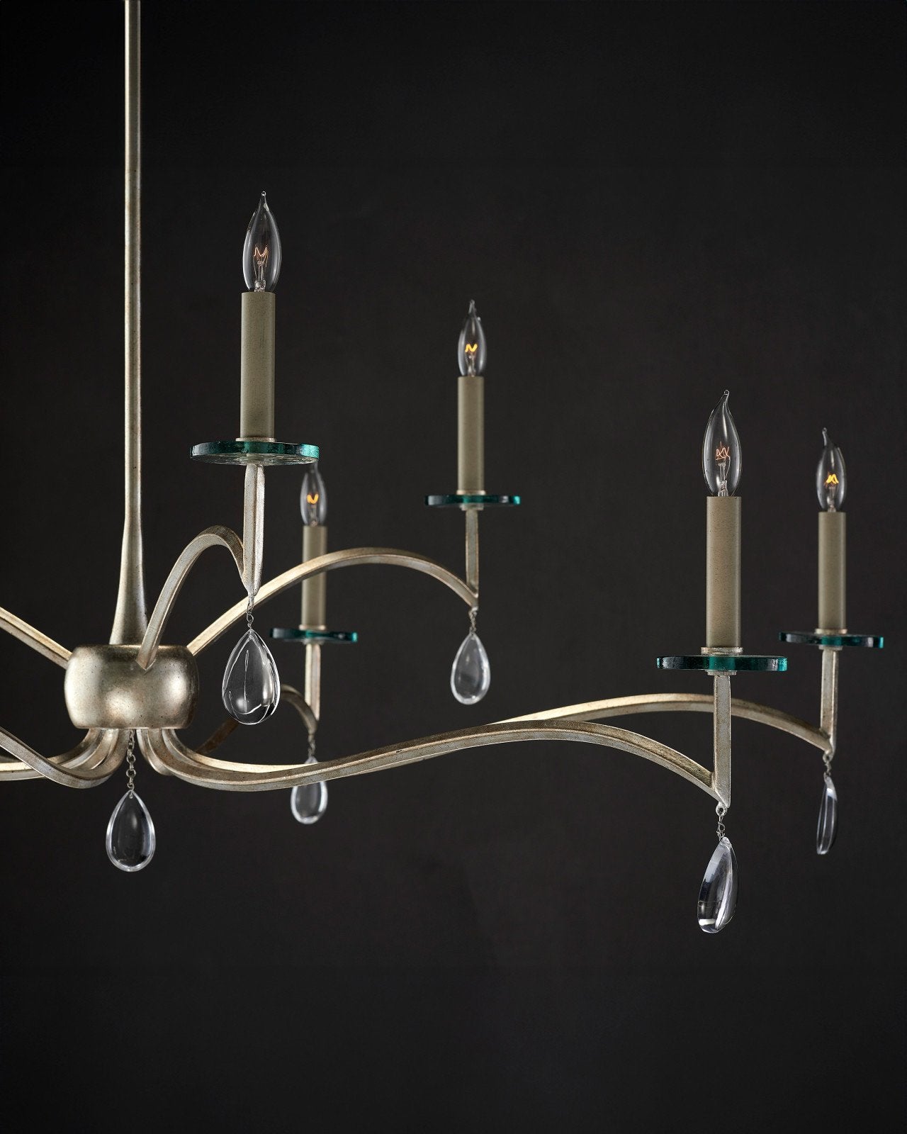 Serilana Large Silver Chandelier