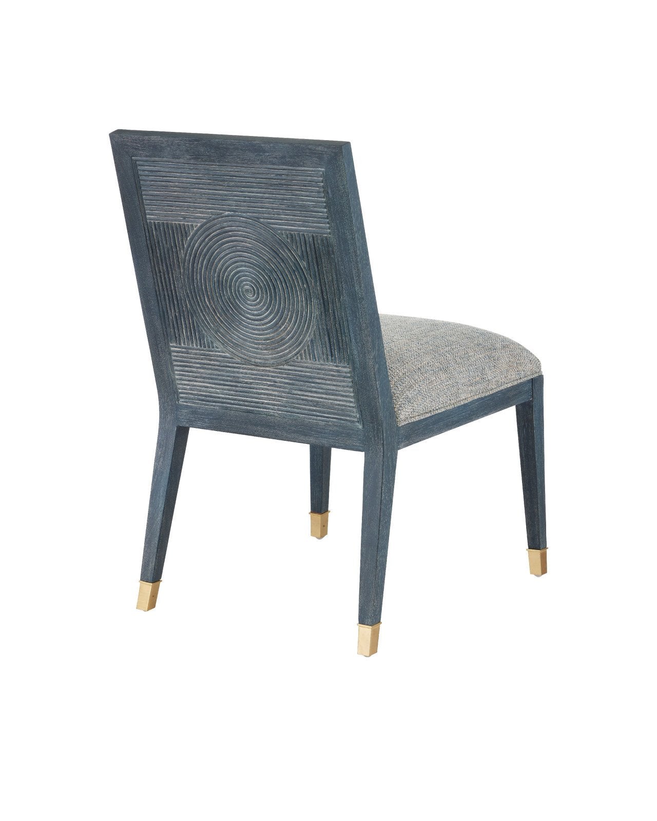 Santos Vintage Navy Side Chair, Barrett Dusk