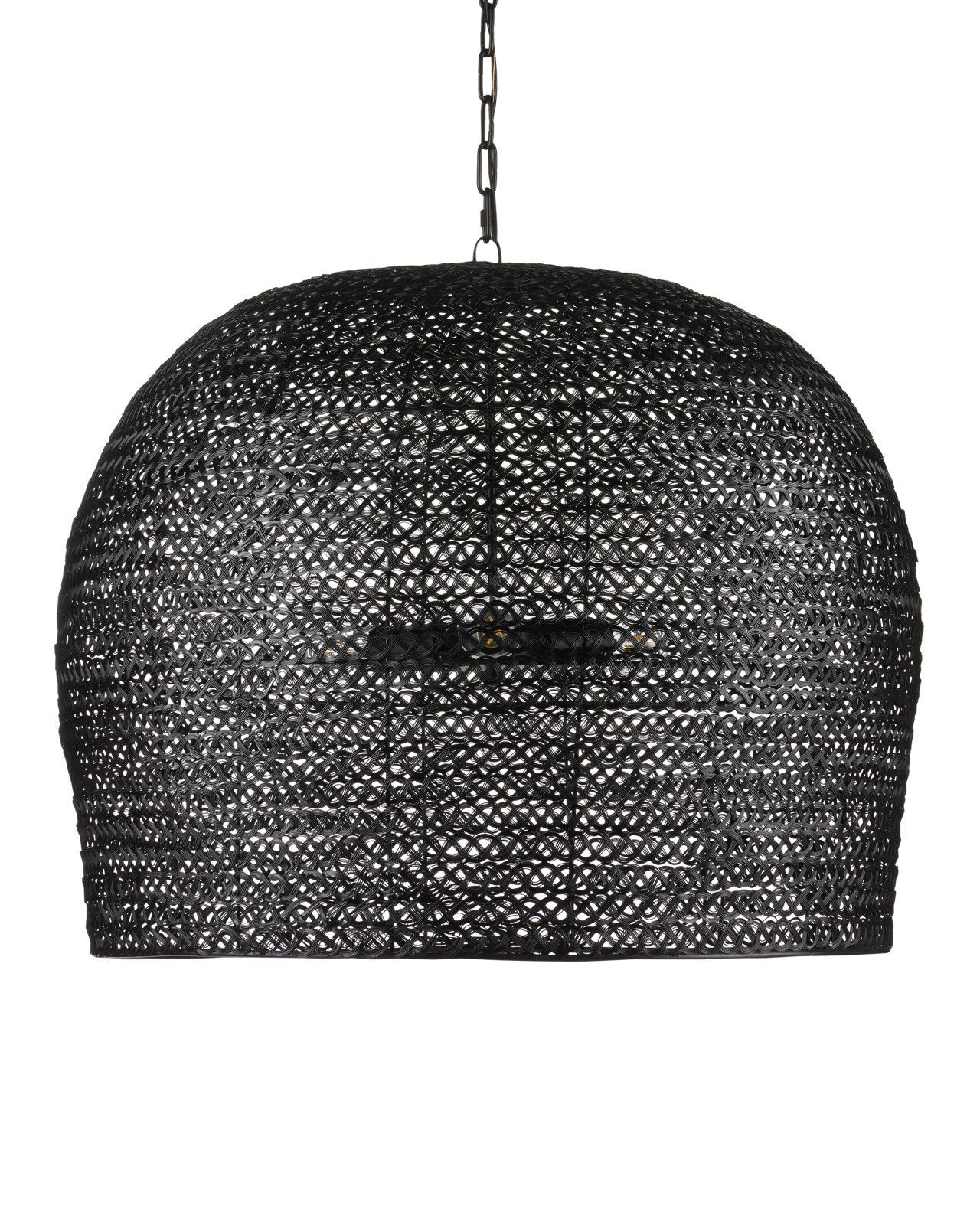 Piero Large Black Chandelier