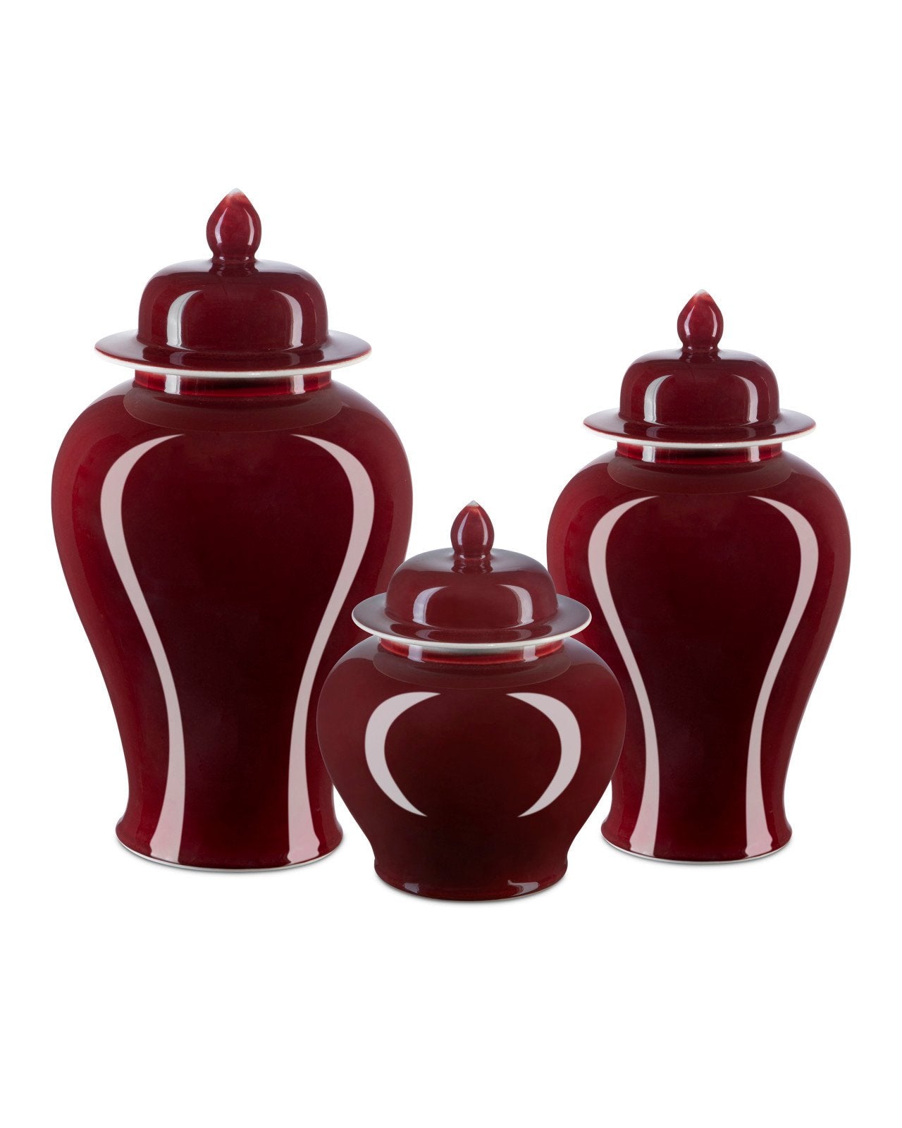 Oxblood Medium Temple Jar