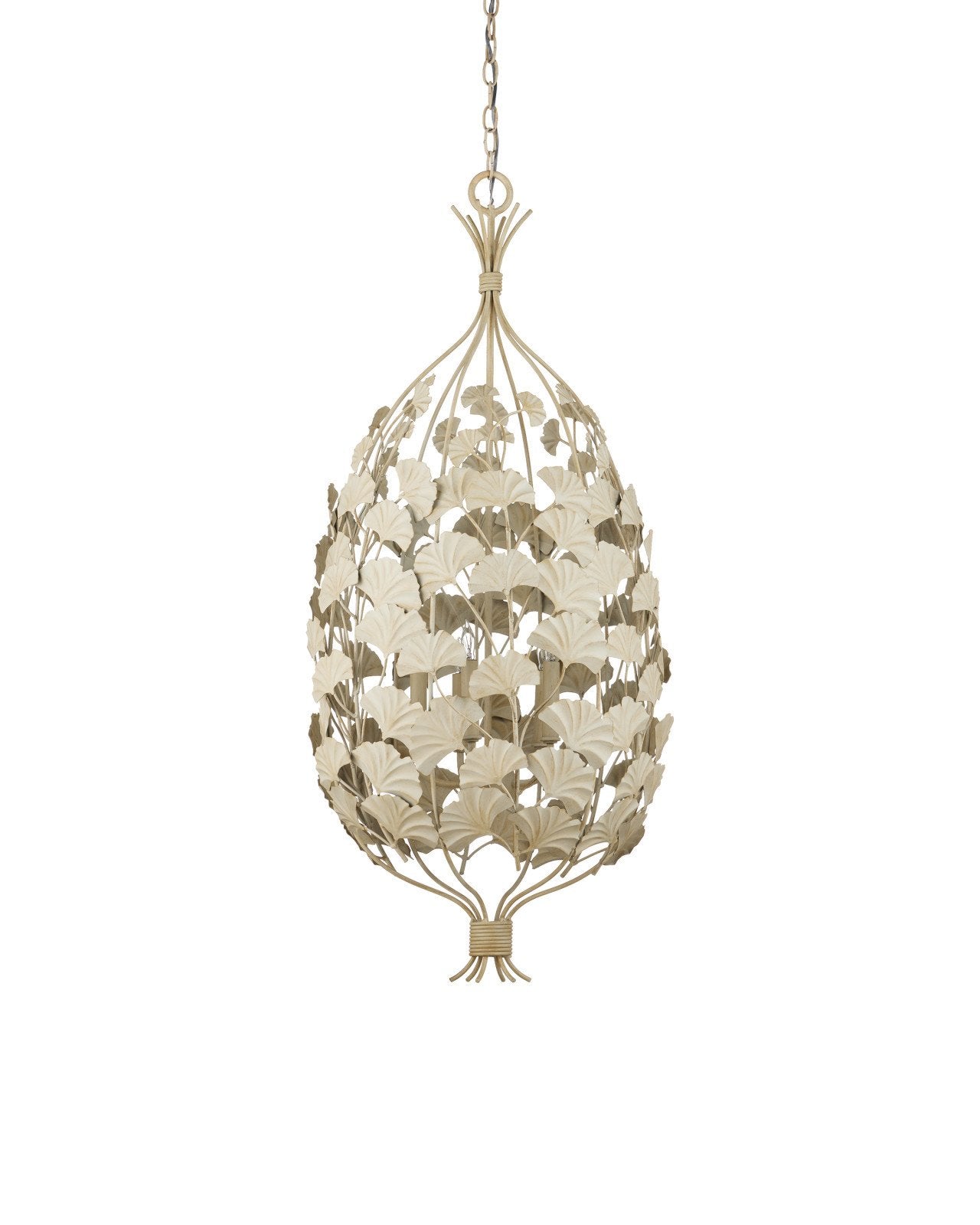 Maidenhair Cream Chandelier