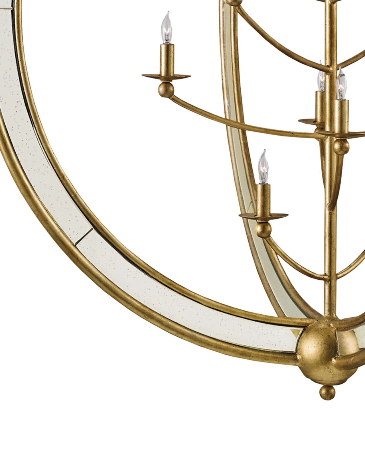 Aphrodite Gold Orb Chandelier