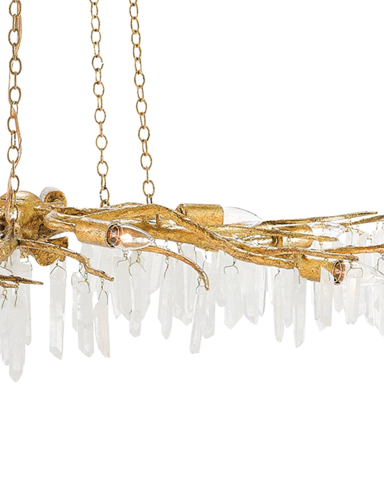 Forest Light Gold Chandelier