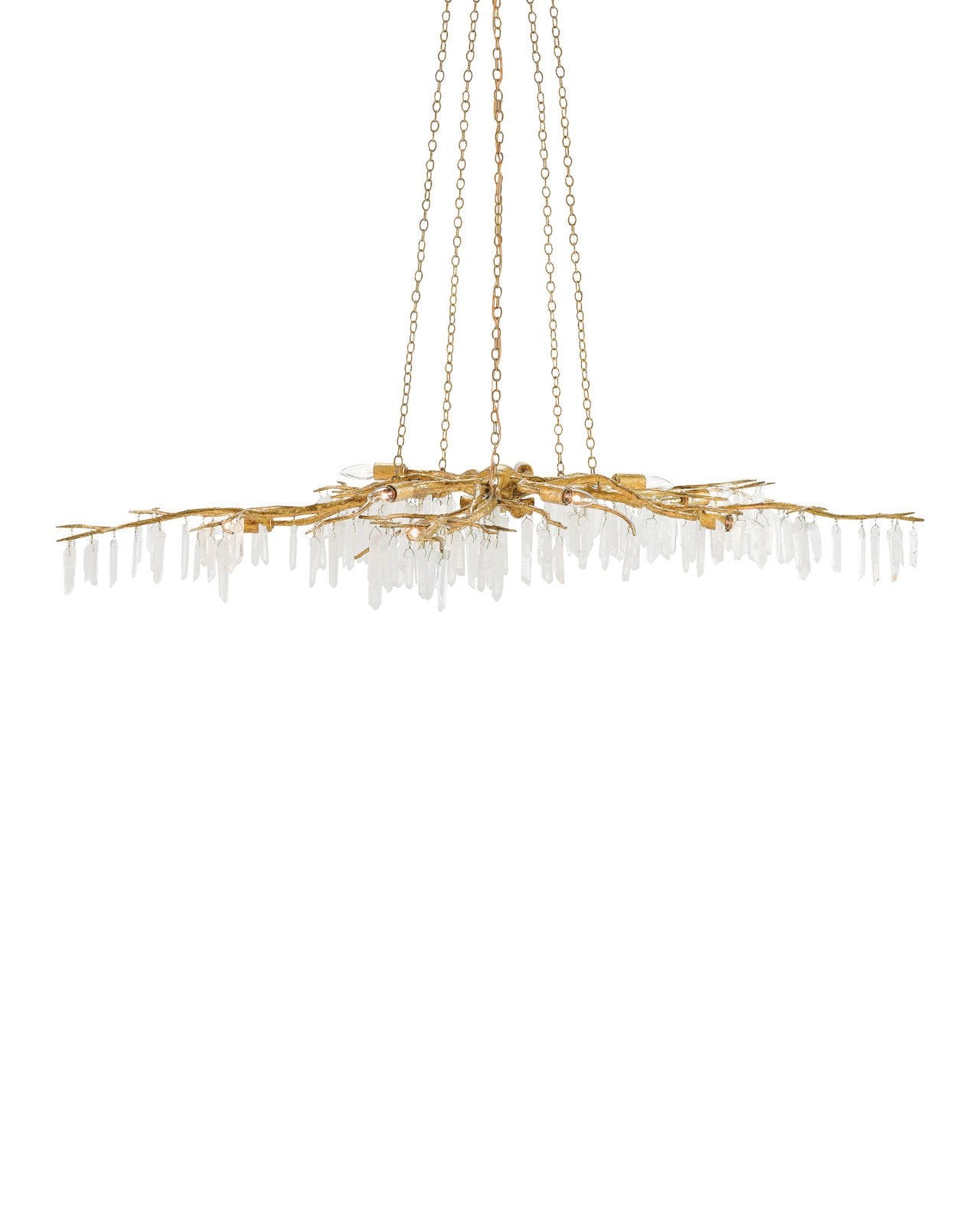 Forest Light Gold Chandelier