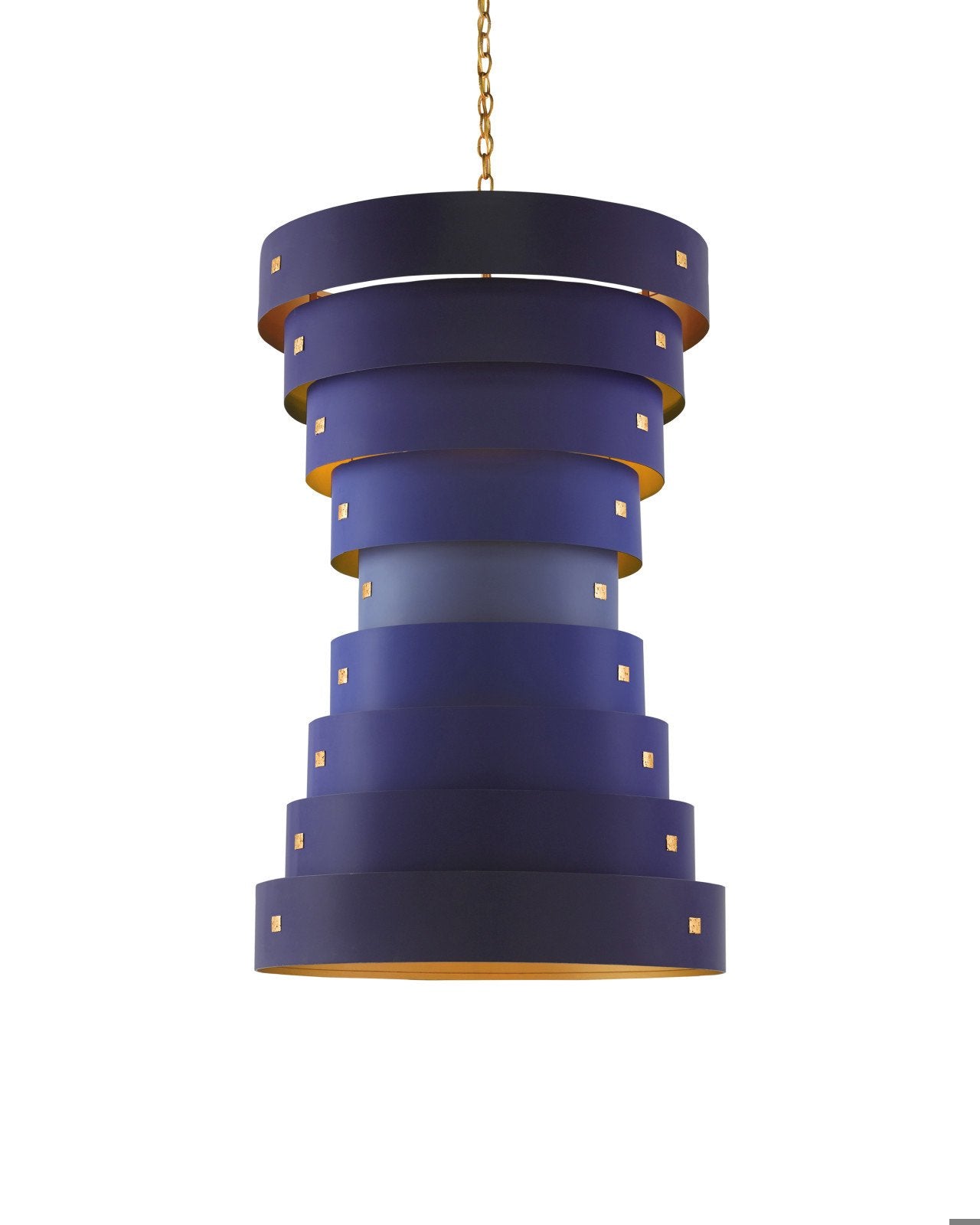 Graduation Large Blue Chandelier