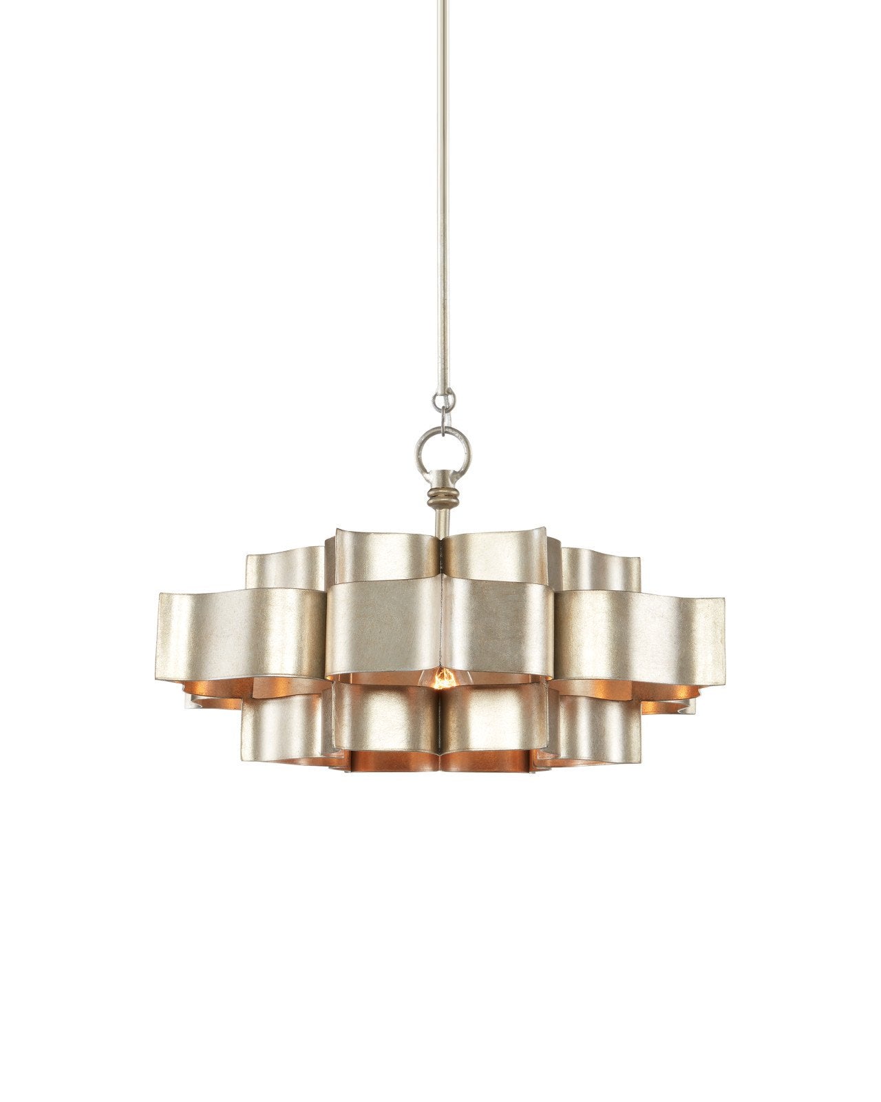 Grand Lotus Small Sliver Chandelier