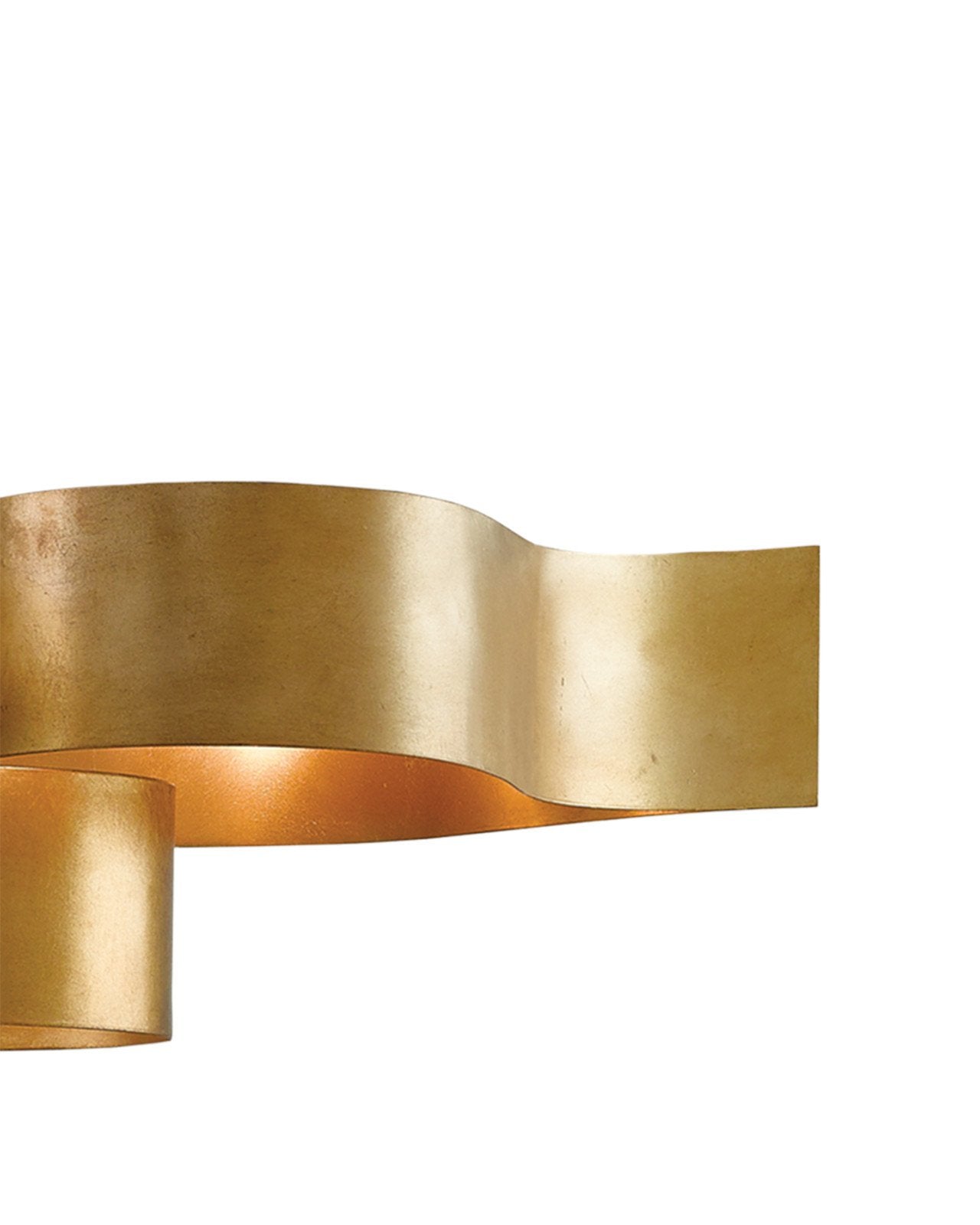 Grand Lotus Gold Oval Chandelier