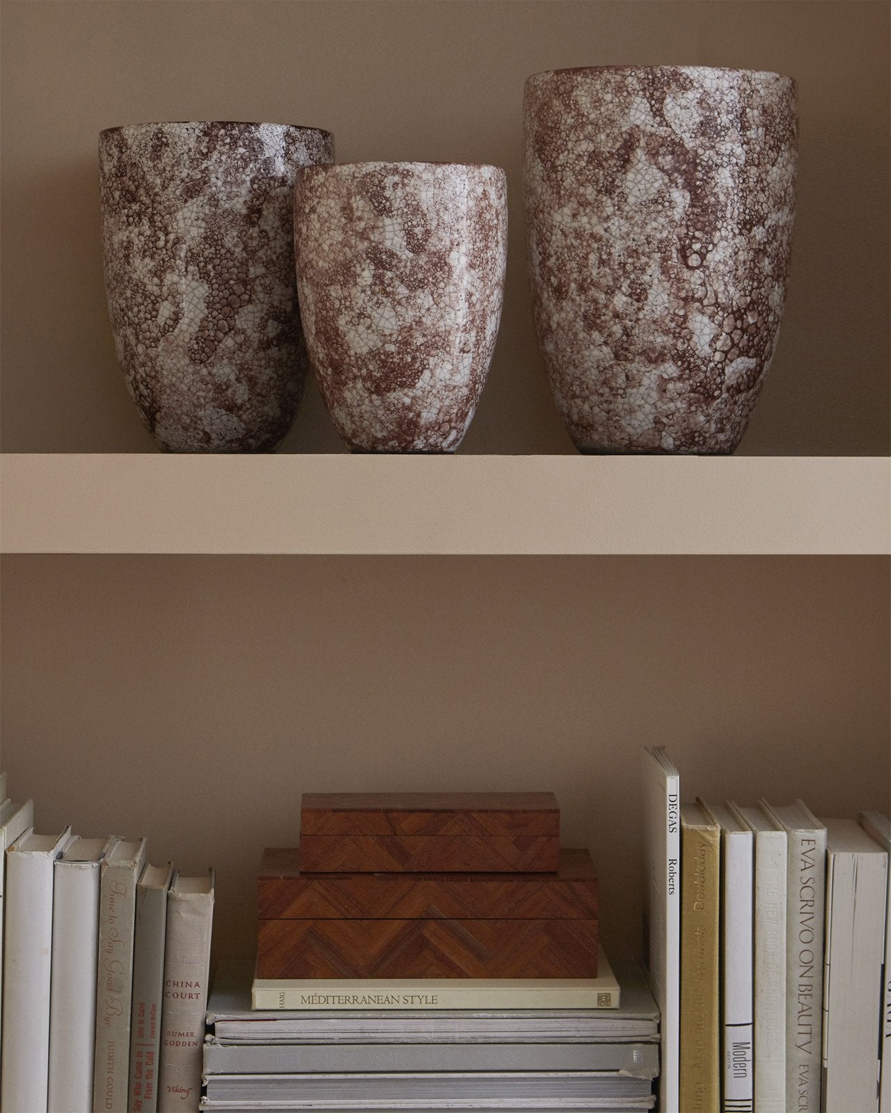 Marne Brown & Off-White Vase Set of 3