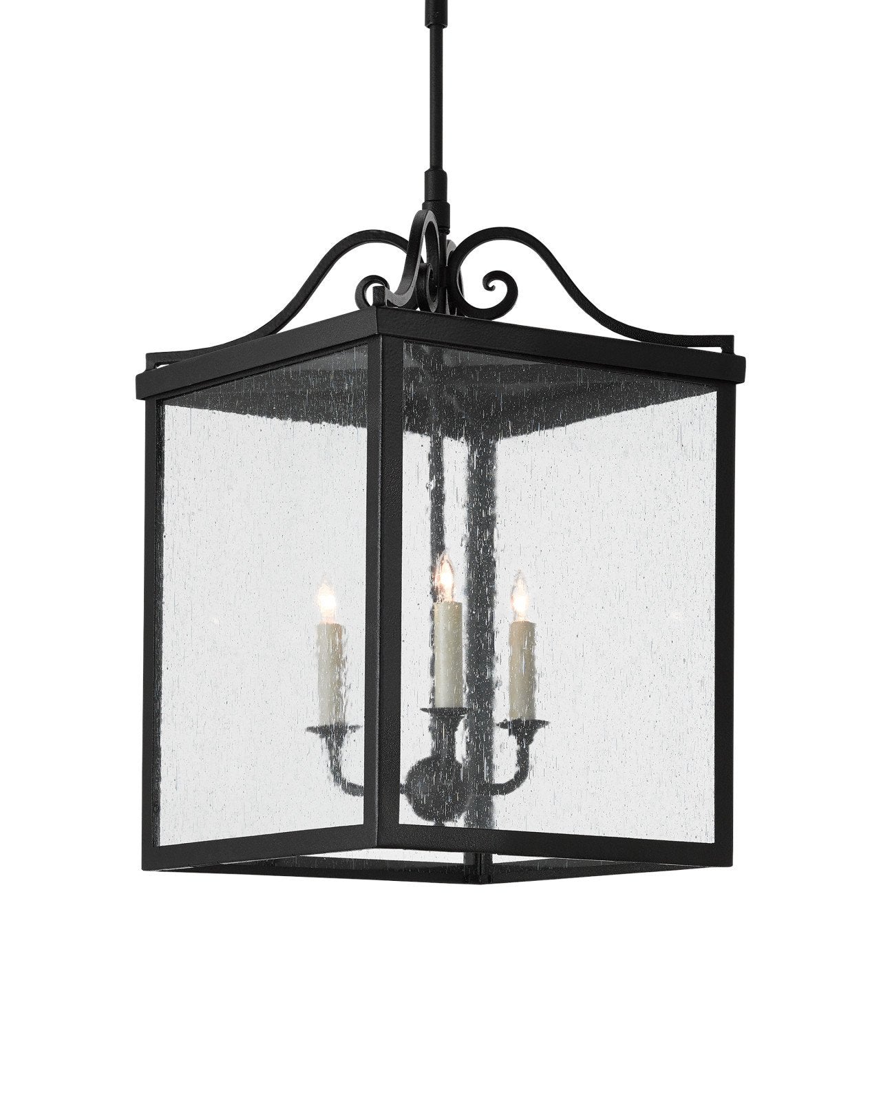 Giatti Large Black Outdoor Lantern