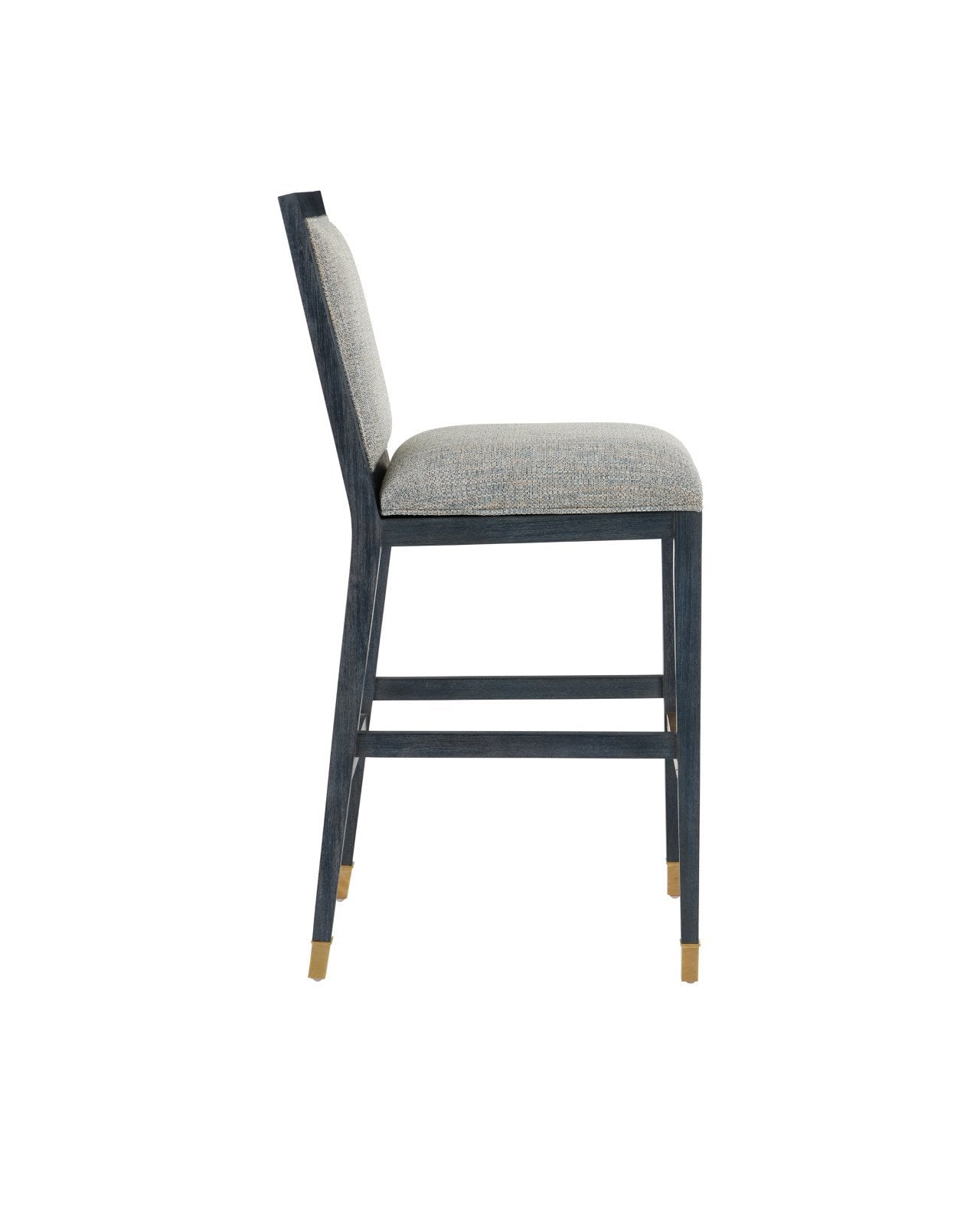 Santos Vintage Navy Bar Stool, Barrett Dusk