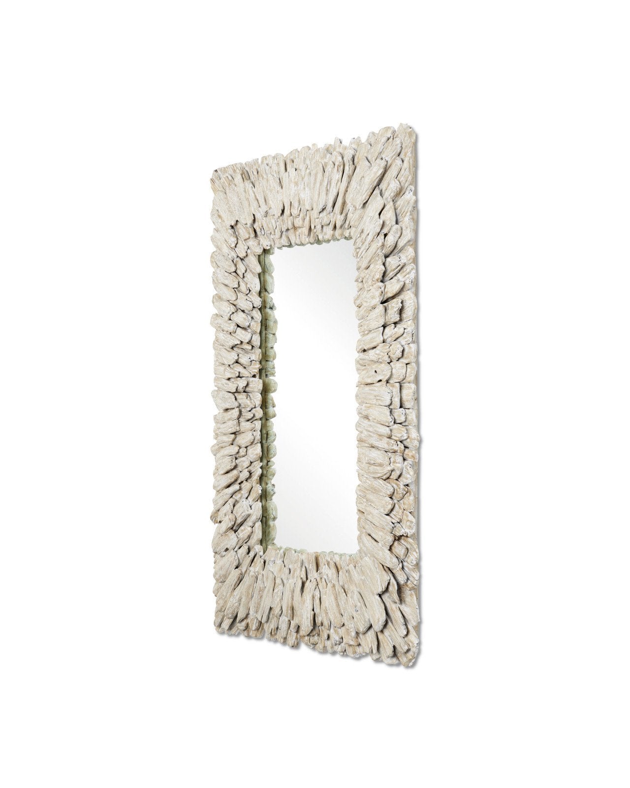 Beachhead Whitewash Rectangular Mirror