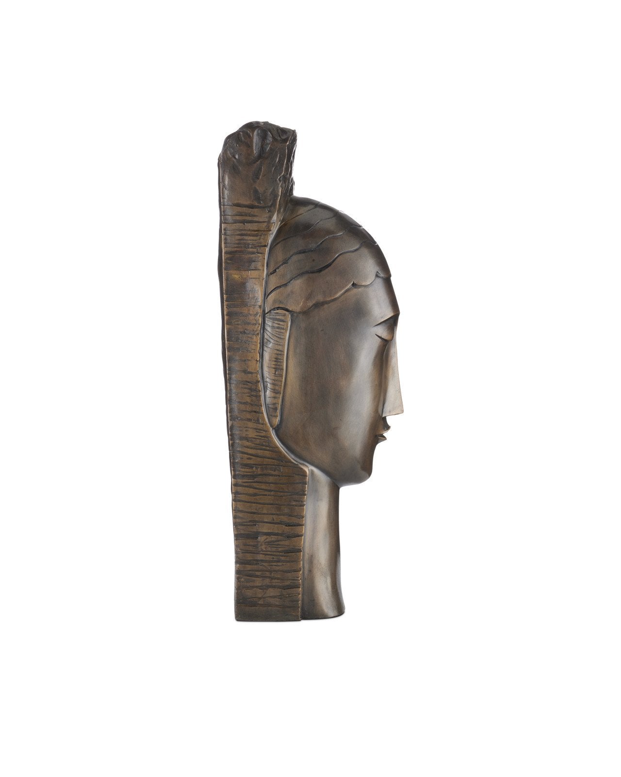 Art Deco Head Bronze