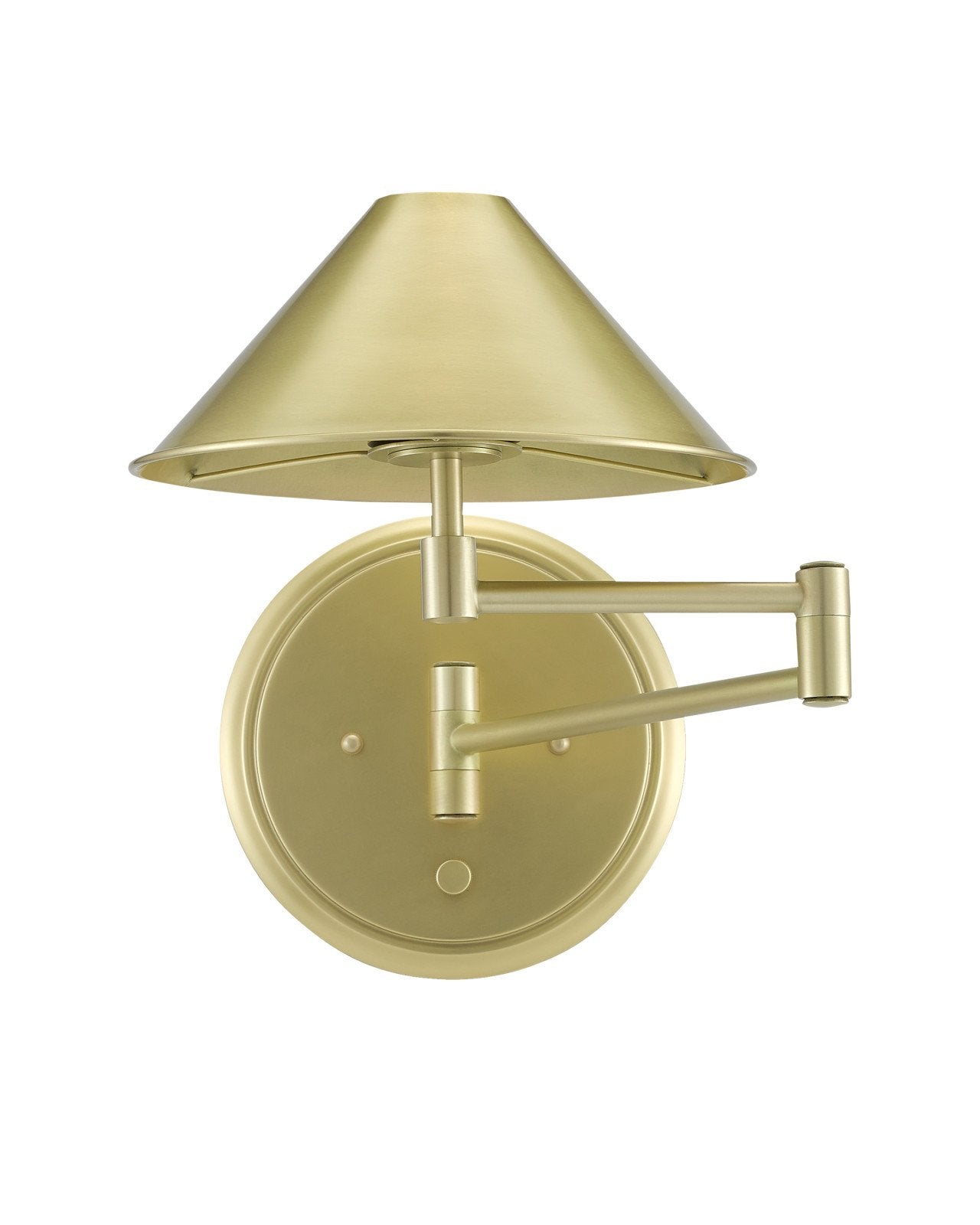Seton Brass Swing-Arm Wall Sconce