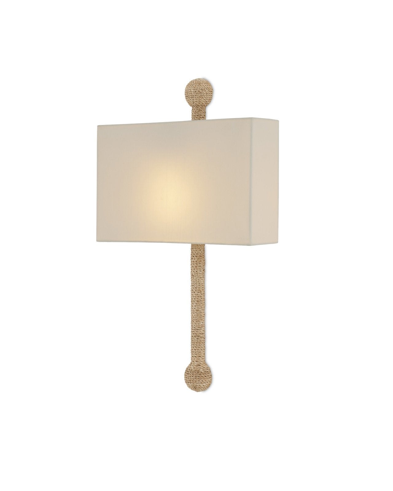 Senegal Wall Sconce, White Shade