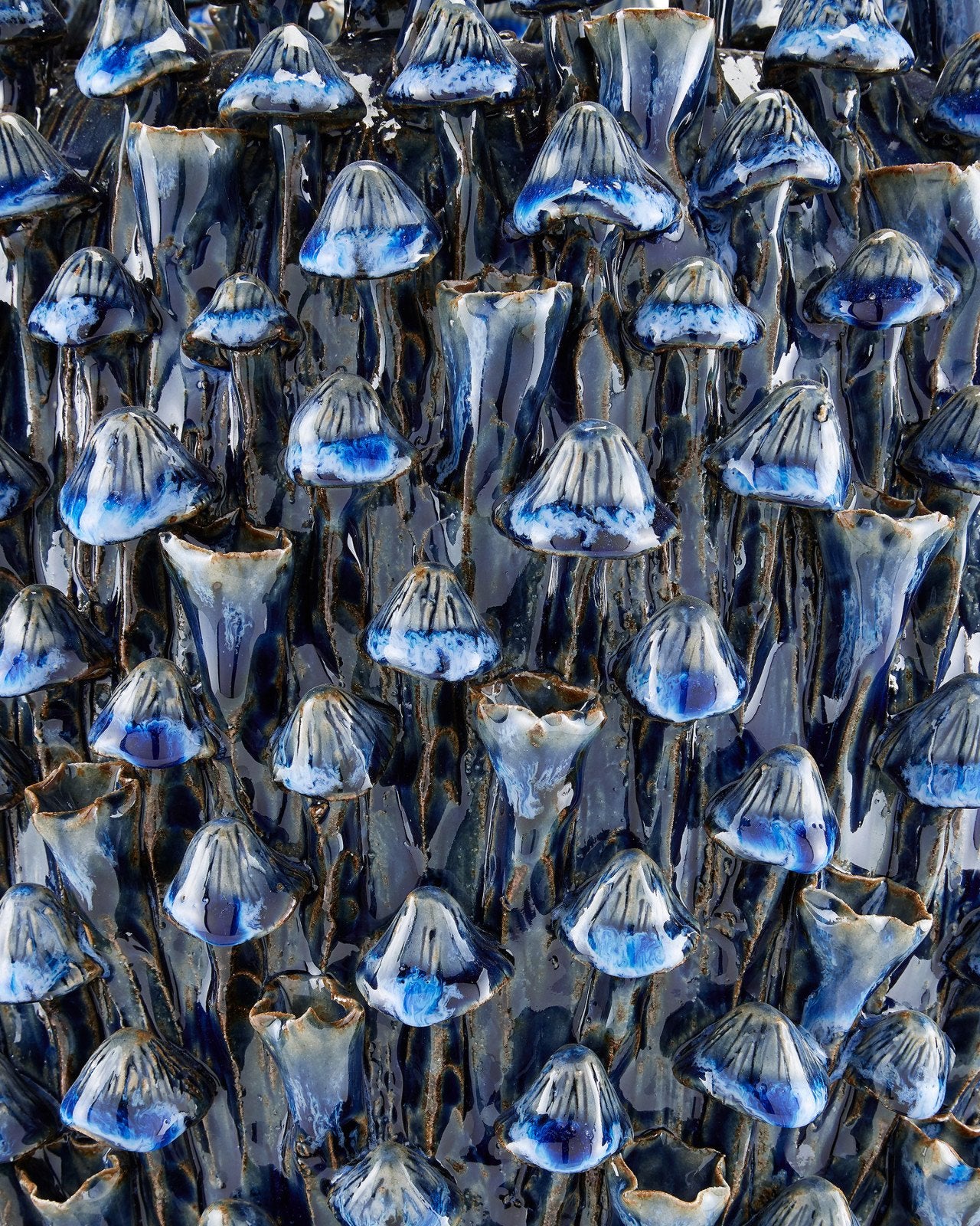 Close up image of mantapi large vase by currey and company