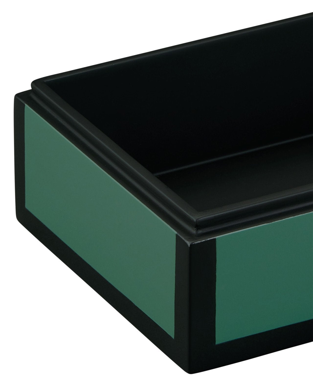 Green Lacquer Box Set of 2