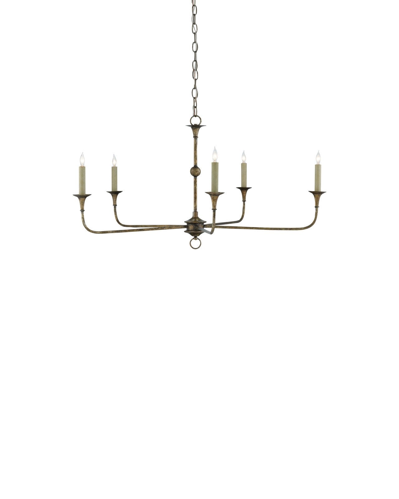 Nottaway Small Bronze Chandelier