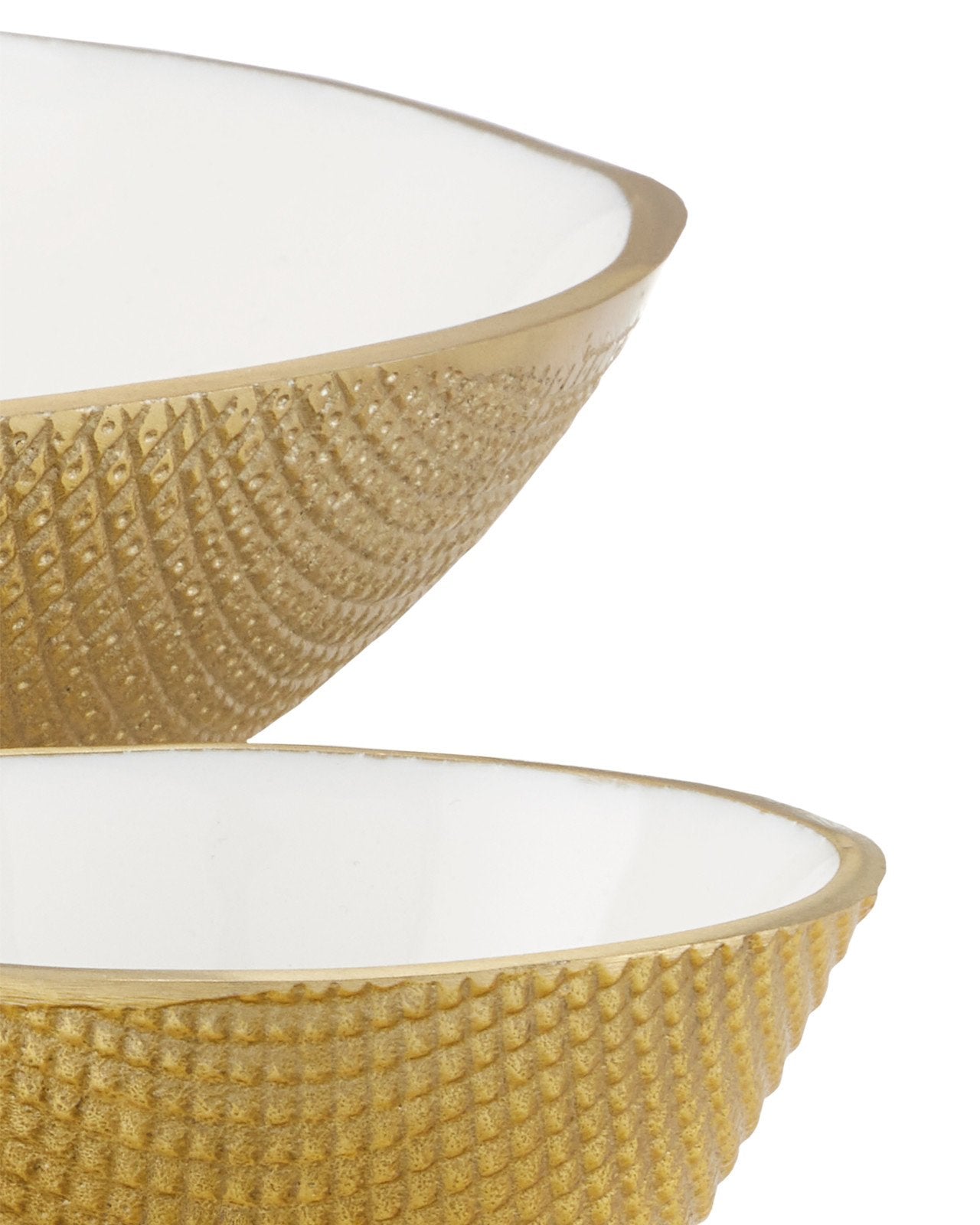 Banah White & Gold Bowl Set of 3