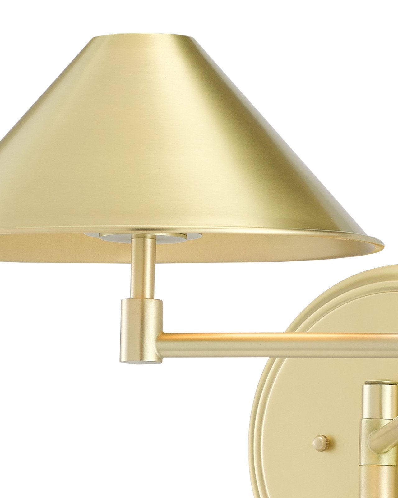 Seton Brass Swing-Arm Wall Sconce