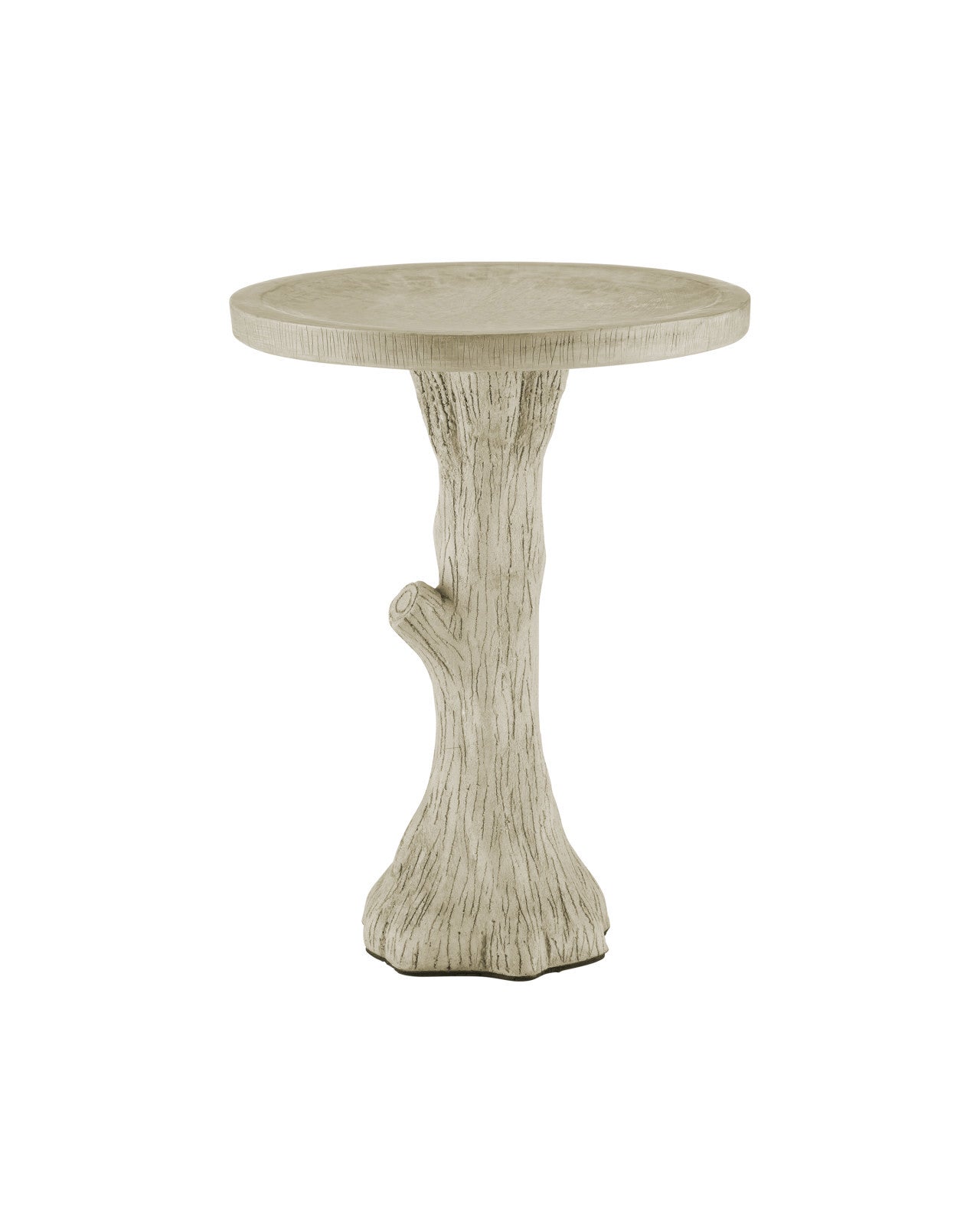 Faux Bois Small Bird Bath