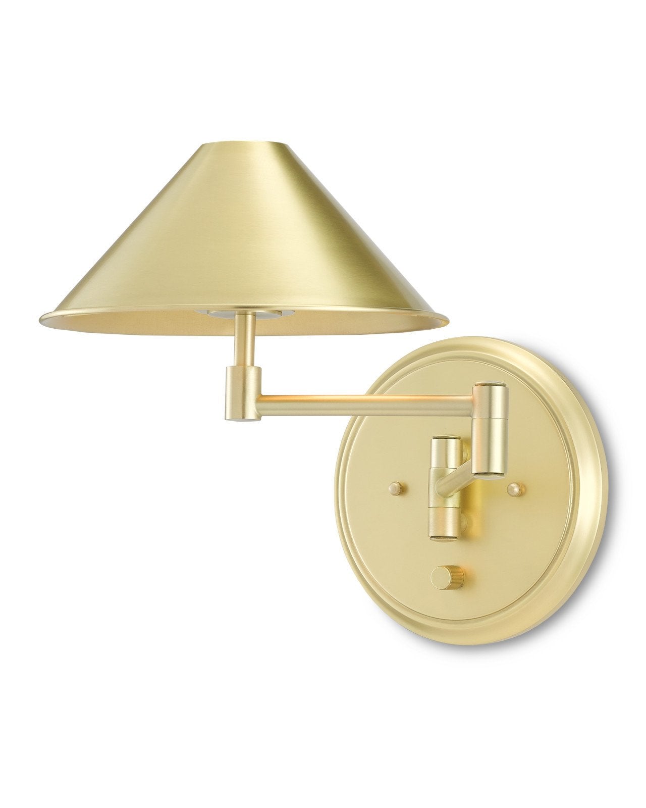 Seton Brass Swing-Arm Wall Sconce